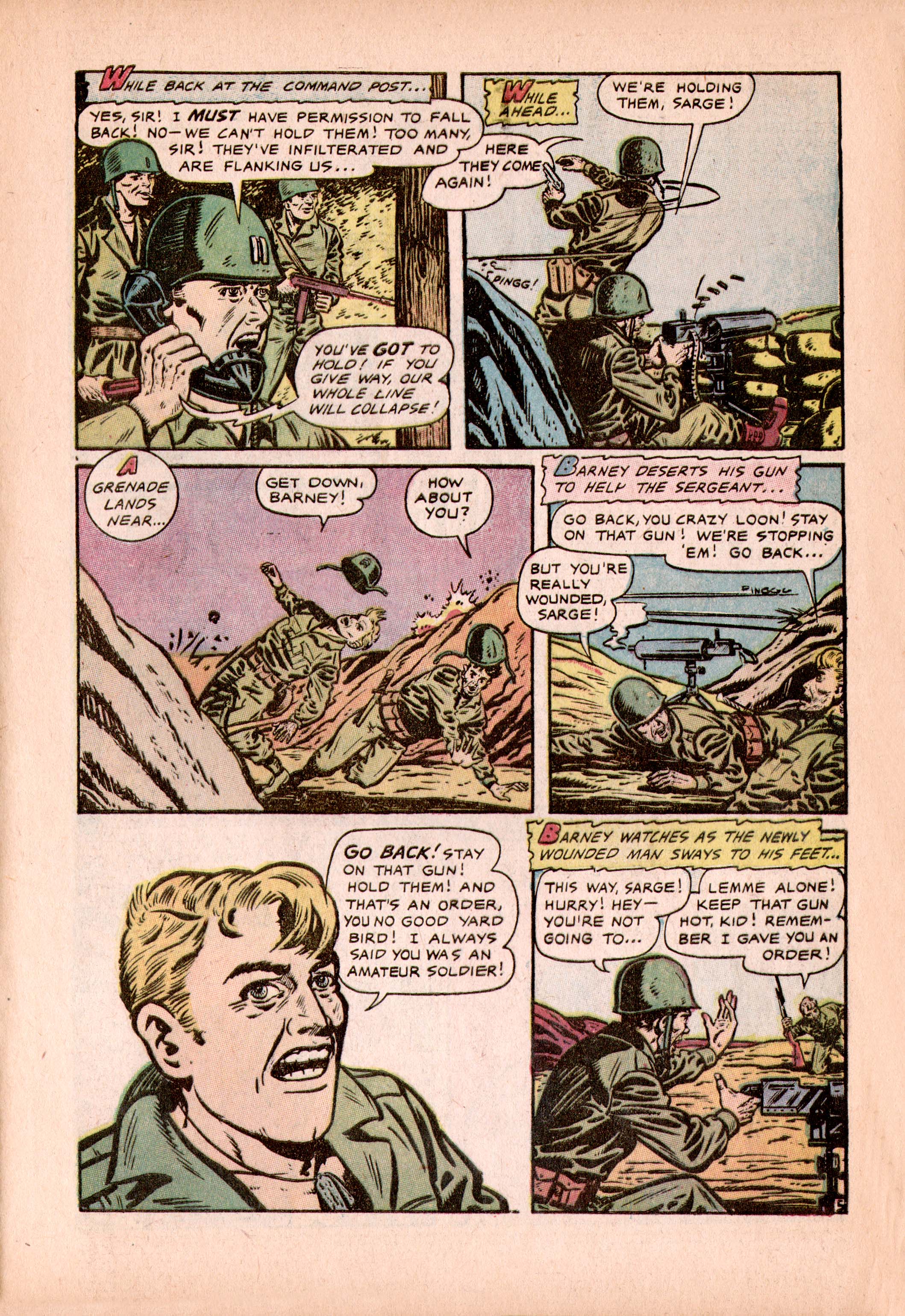 Read online Men in Action (1957) comic -  Issue #5 - 9
