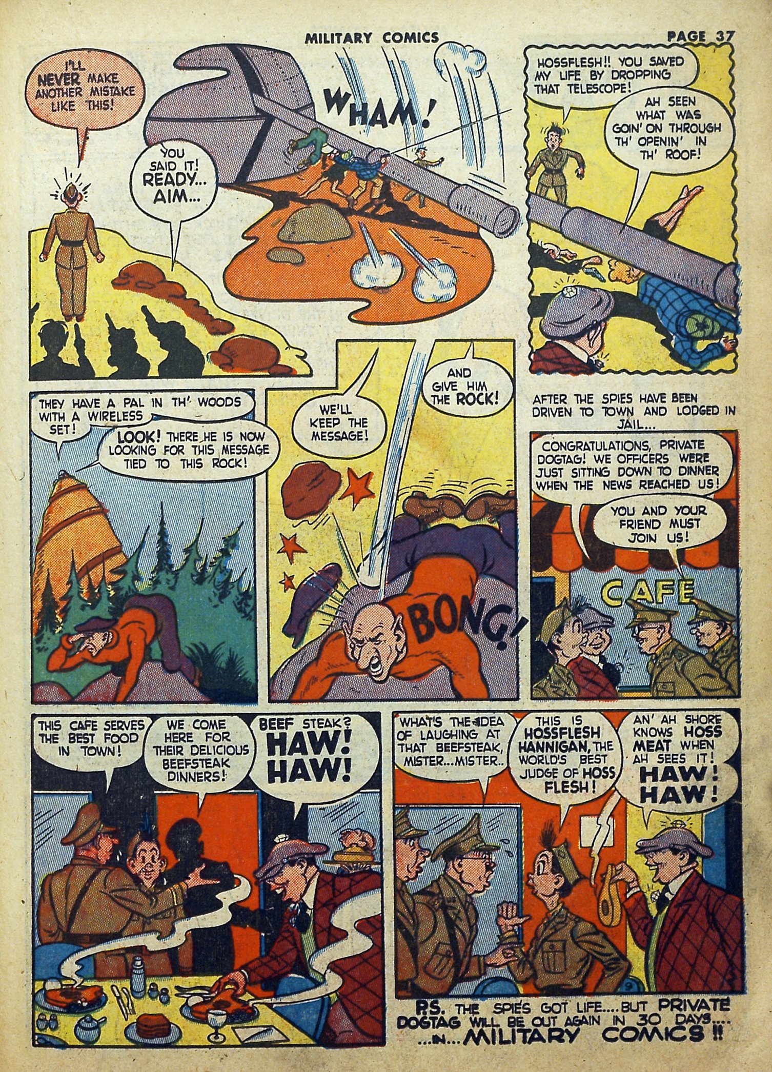 Read online Military Comics comic -  Issue #26 - 39