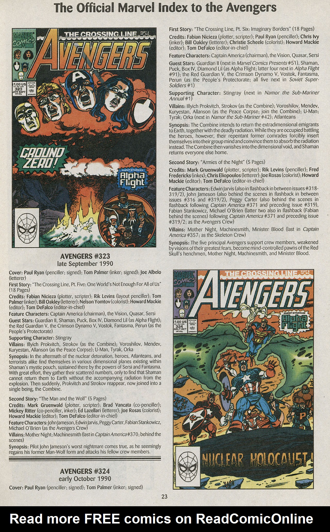 Read online The Official Marvel Index to the Avengers comic -  Issue #6 - 25