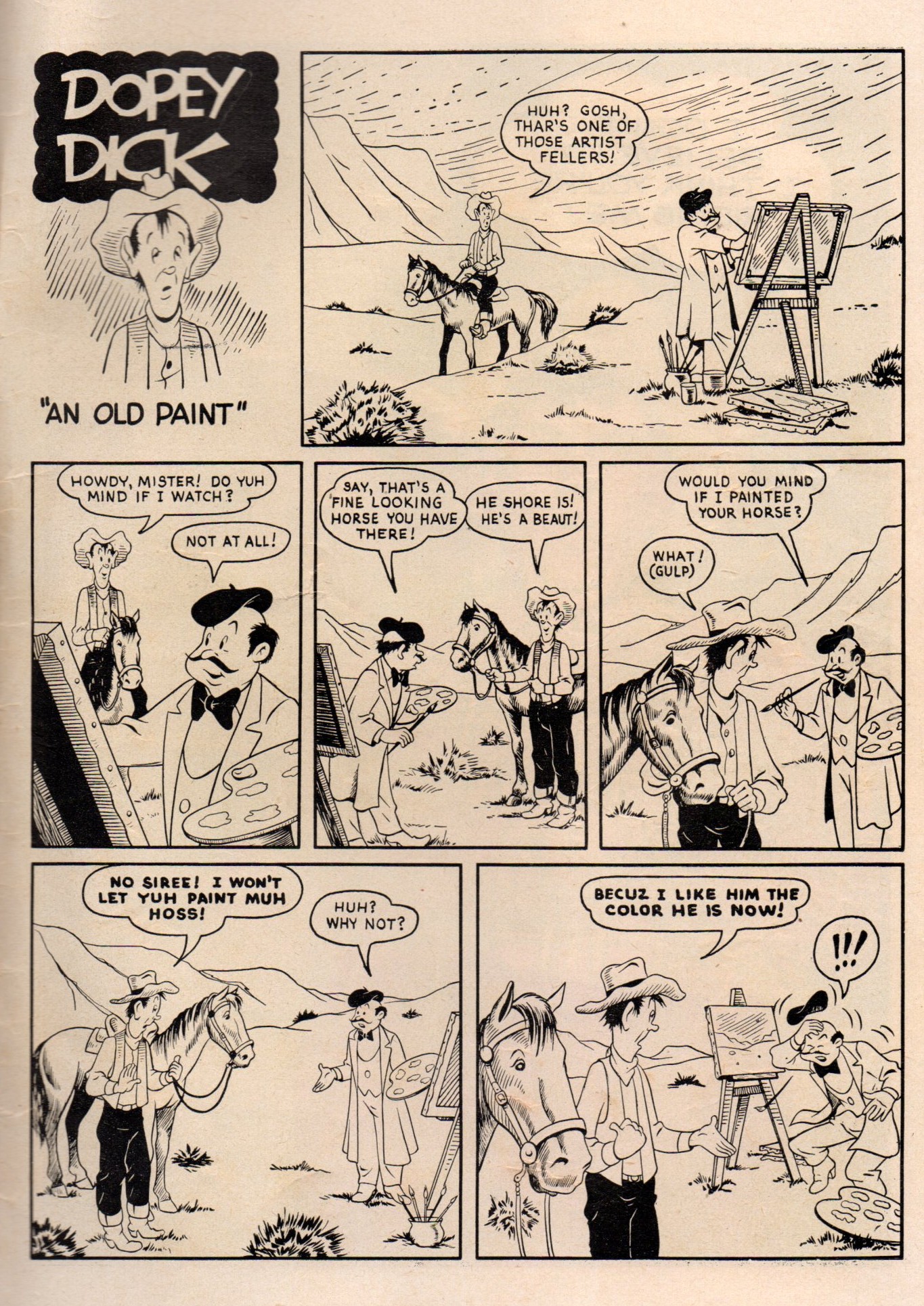 Read online Andy Devine Western comic -  Issue #1 - 35