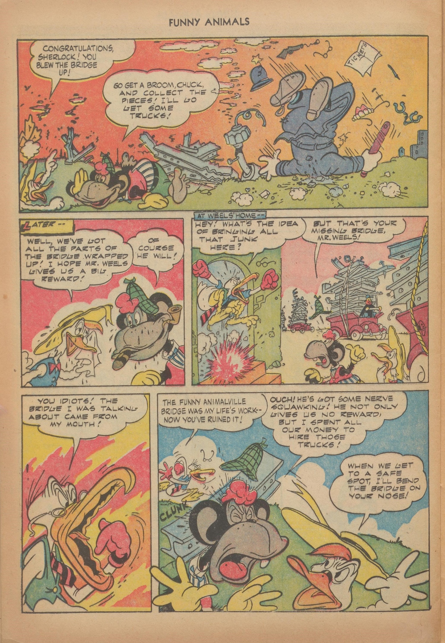 Read online Fawcett's Funny Animals comic -  Issue #51 - 24