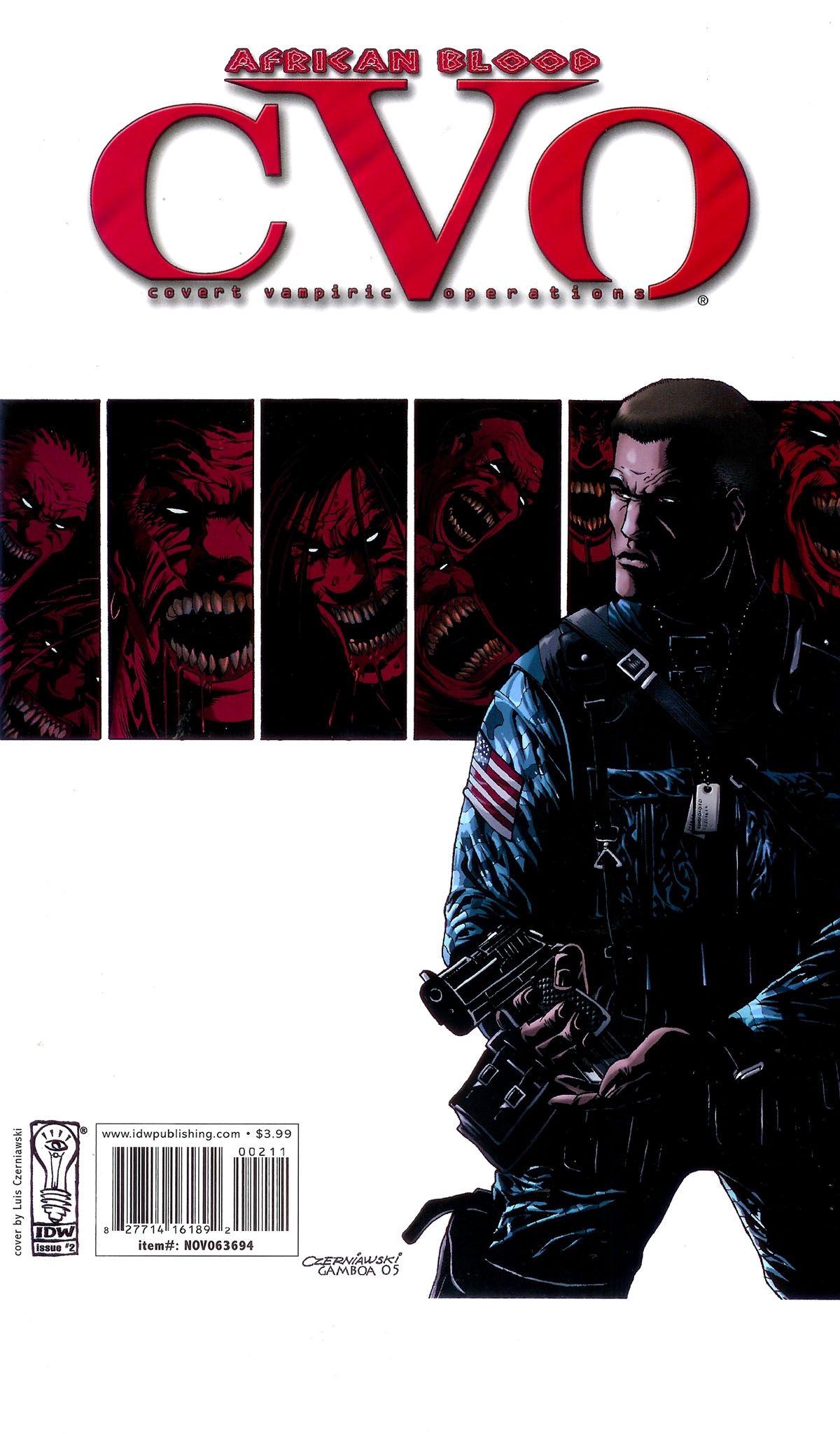 Read online CVO: Covert Vampiric Operations - African Blood comic -  Issue #2 - 1