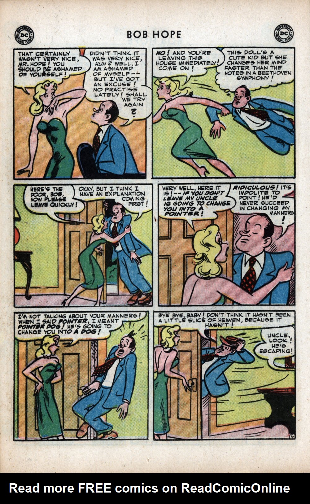 Read online The Adventures of Bob Hope comic -  Issue #14 - 16
