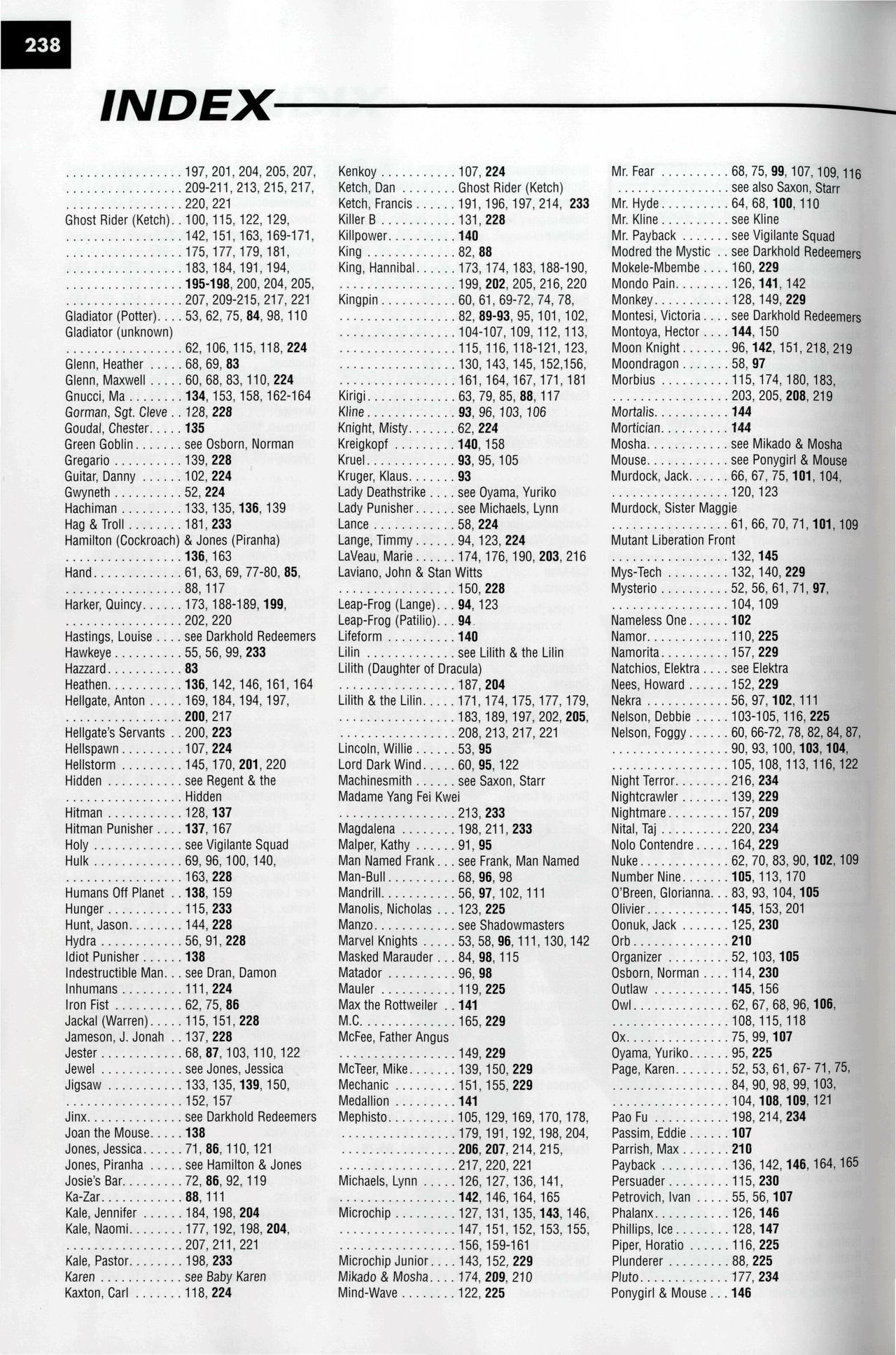 Read online Marvel Encyclopedia comic -  Issue # TPB 5 - 241