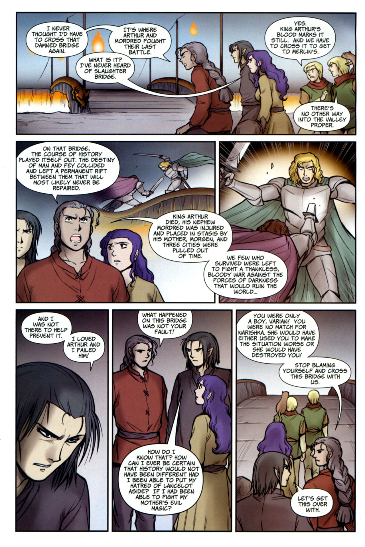 Read online Lords of Avalon: Knight of Darkness comic -  Issue #5 - 3