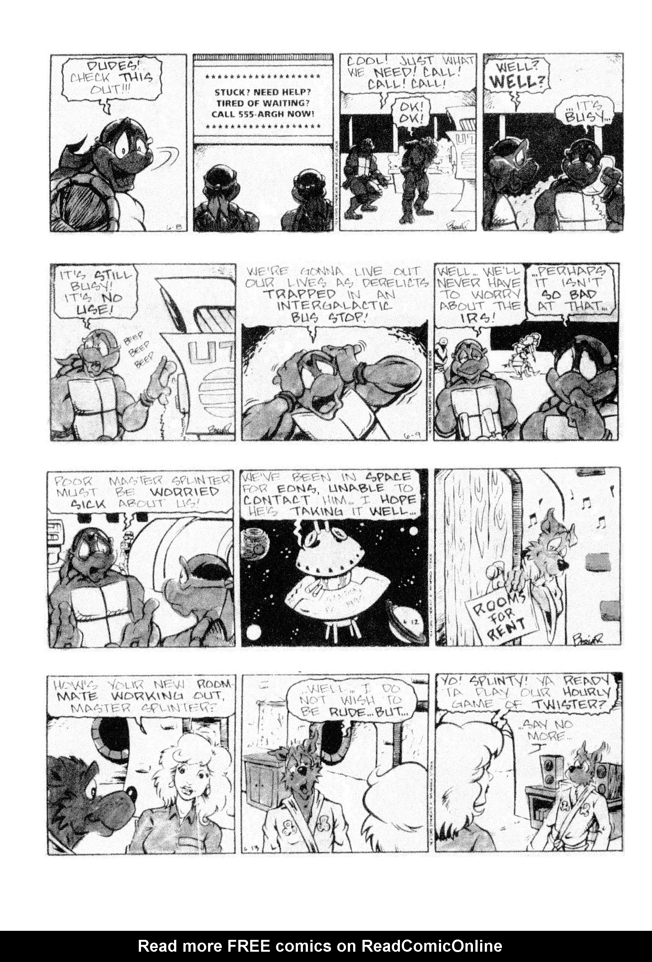 Read online Teenage Mutant Ninja Turtles: Complete Newspaper Daily Comic Strip Collection comic -  Issue # TPB 3 (Part 1) - 98