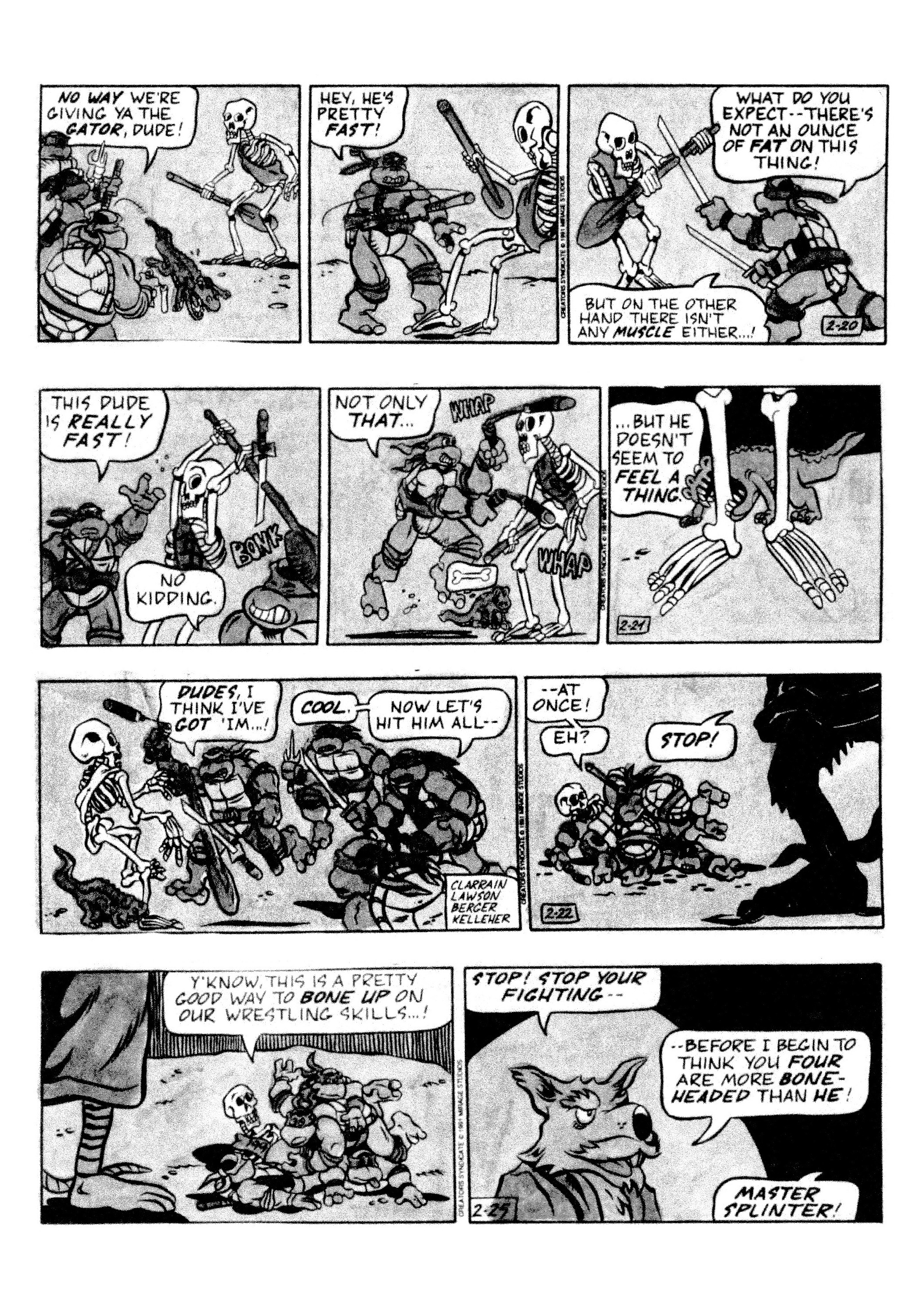 Read online Teenage Mutant Ninja Turtles: Complete Newspaper Daily Comic Strip Collection comic -  Issue # TPB 2 (Part 1) - 26