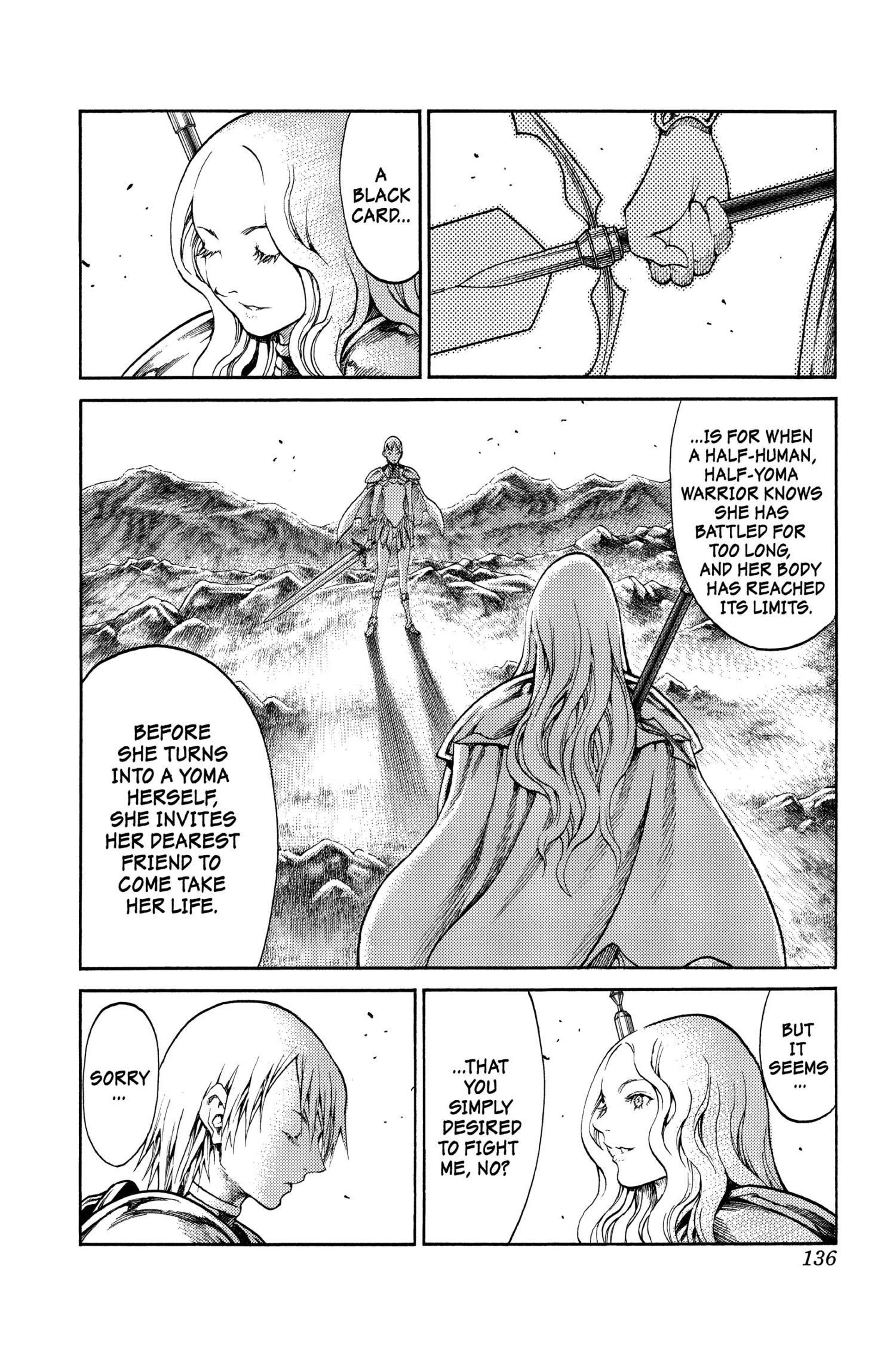 Read online Claymore comic -  Issue #13 - 129