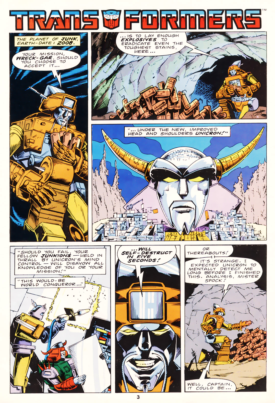 Read online The Transformers (UK) comic -  Issue #298 - 5