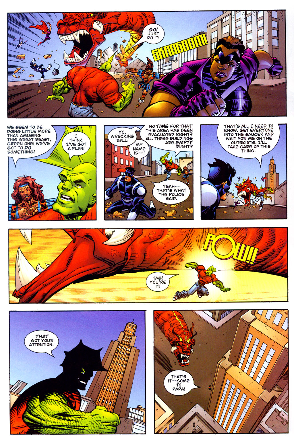 Read online Savage Dragon: God War comic -  Issue #3 - 11