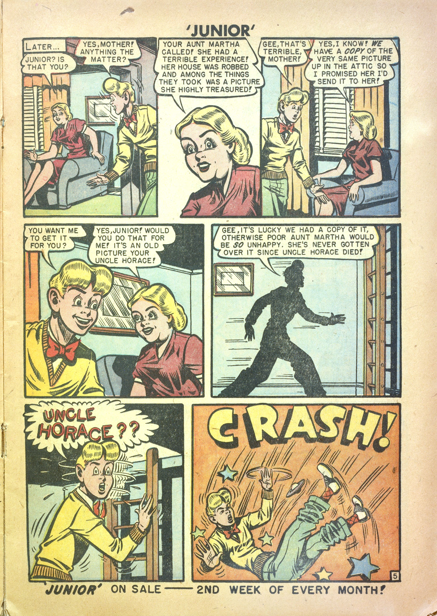 Read online Junior (1947) comic -  Issue #13 - 15