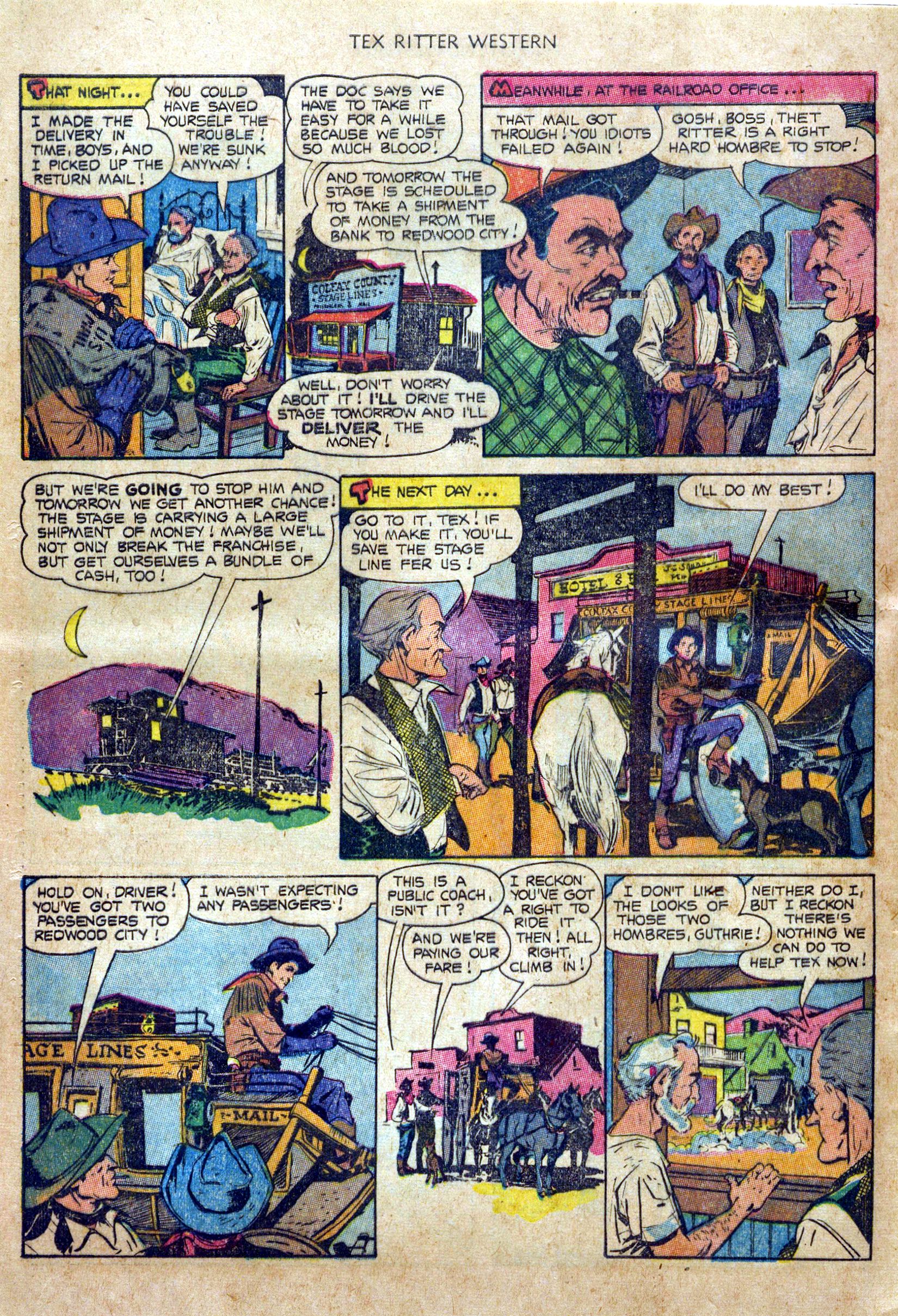 Read online Tex Ritter Western comic -  Issue #20 - 8