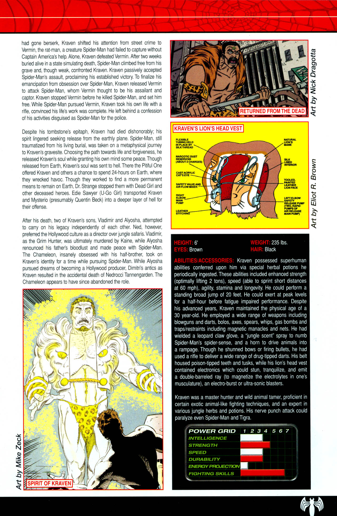 Read online The Official Handbook of the Marvel Universe: Spider-Man: Back In Black Handbook comic -  Issue # Full - 15