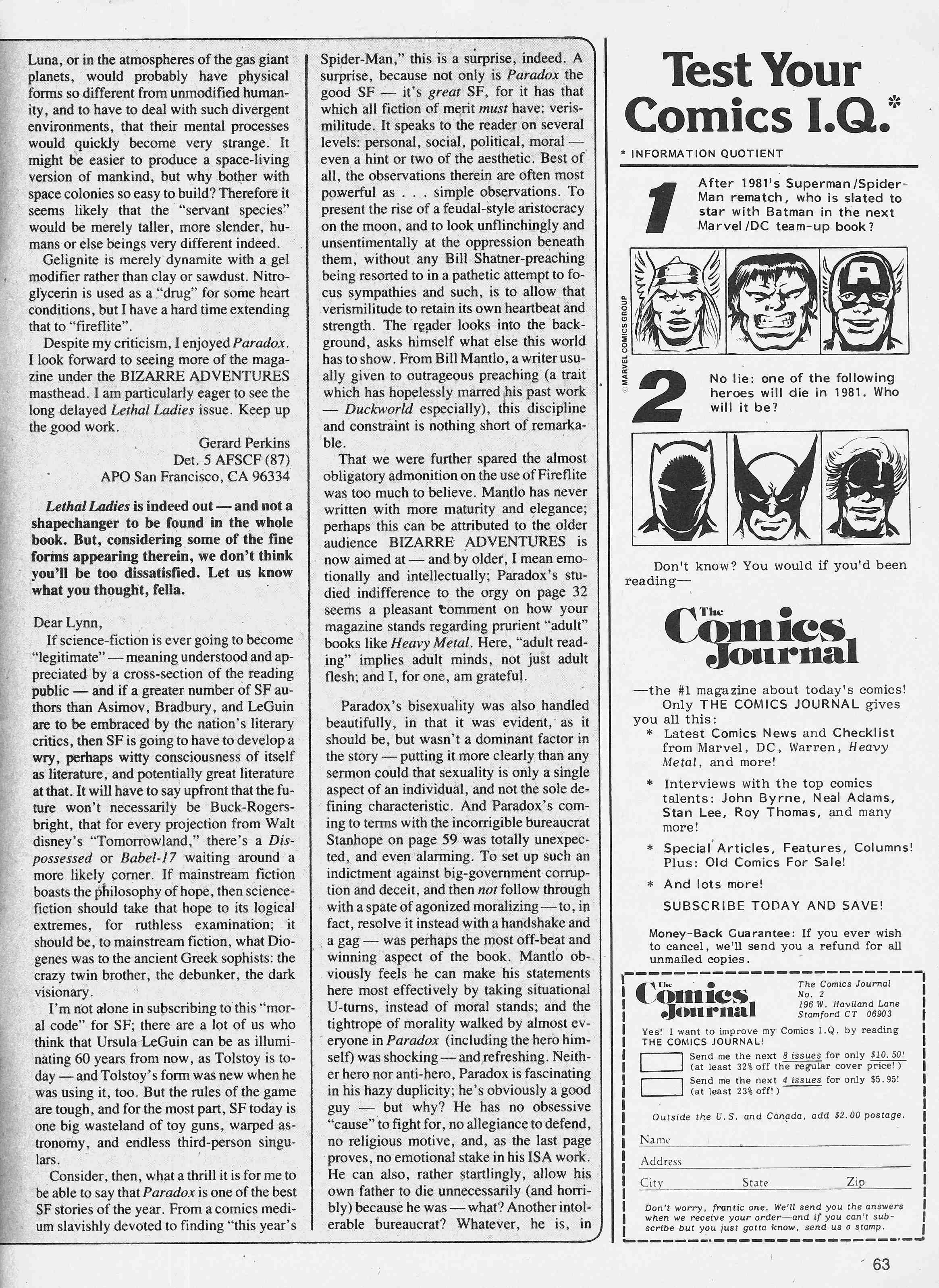 Read online Bizarre Adventures comic -  Issue #26 - 63
