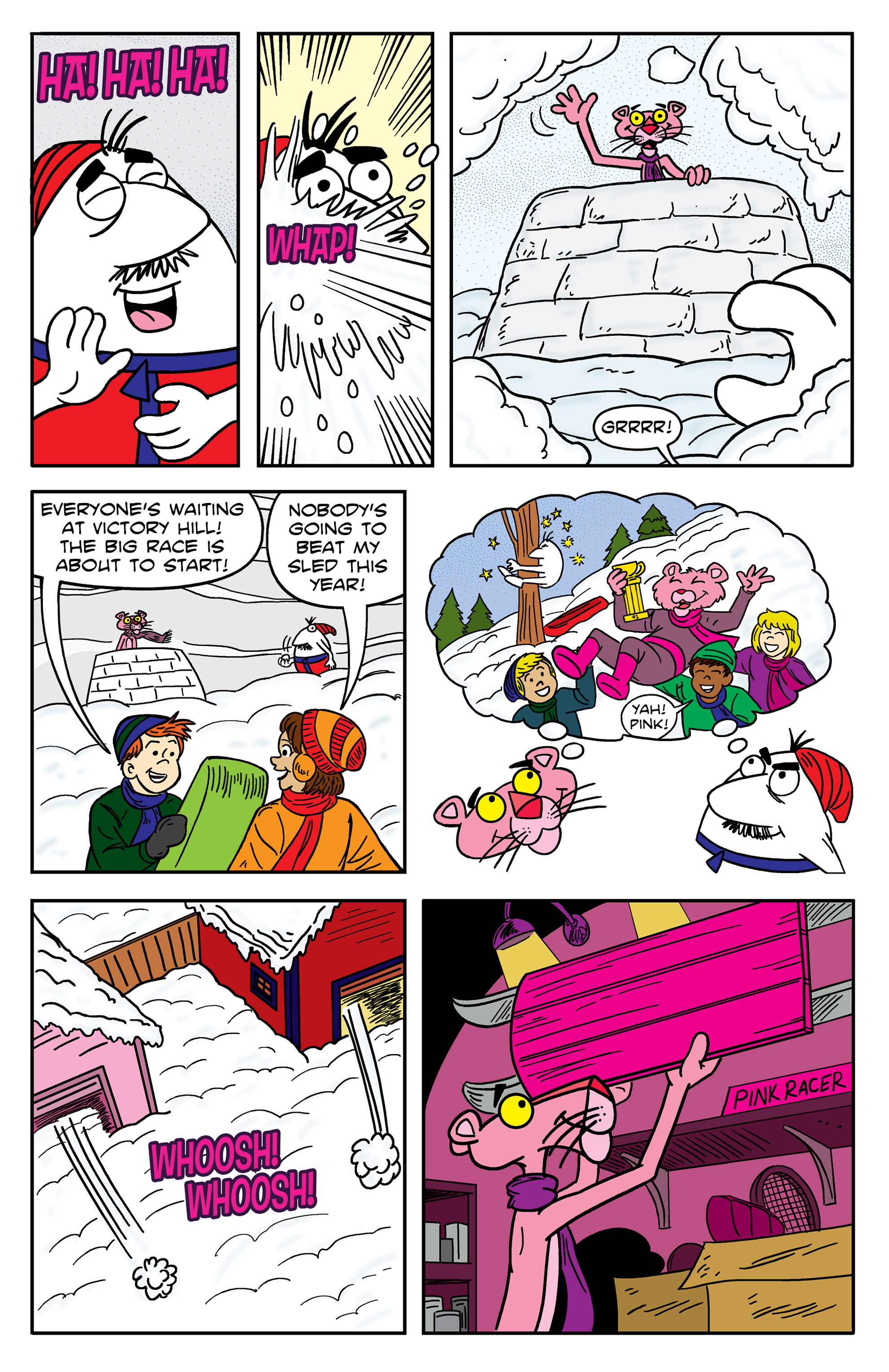Read online The Pink Panther: Snow Day comic -  Issue # Full - 6
