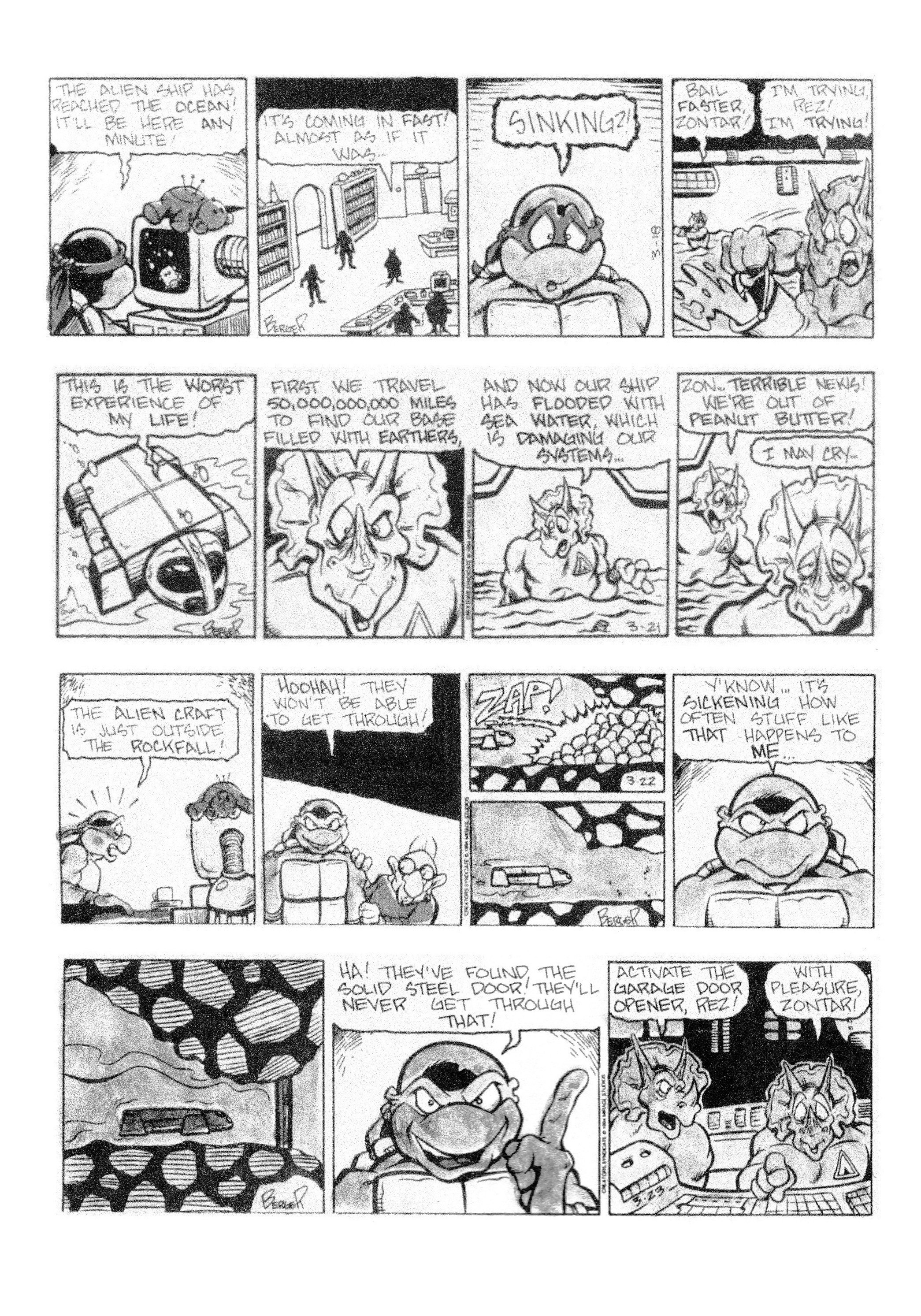 Read online Teenage Mutant Ninja Turtles: Complete Newspaper Daily Comic Strip Collection comic -  Issue # TPB 3 (Part 1) - 16