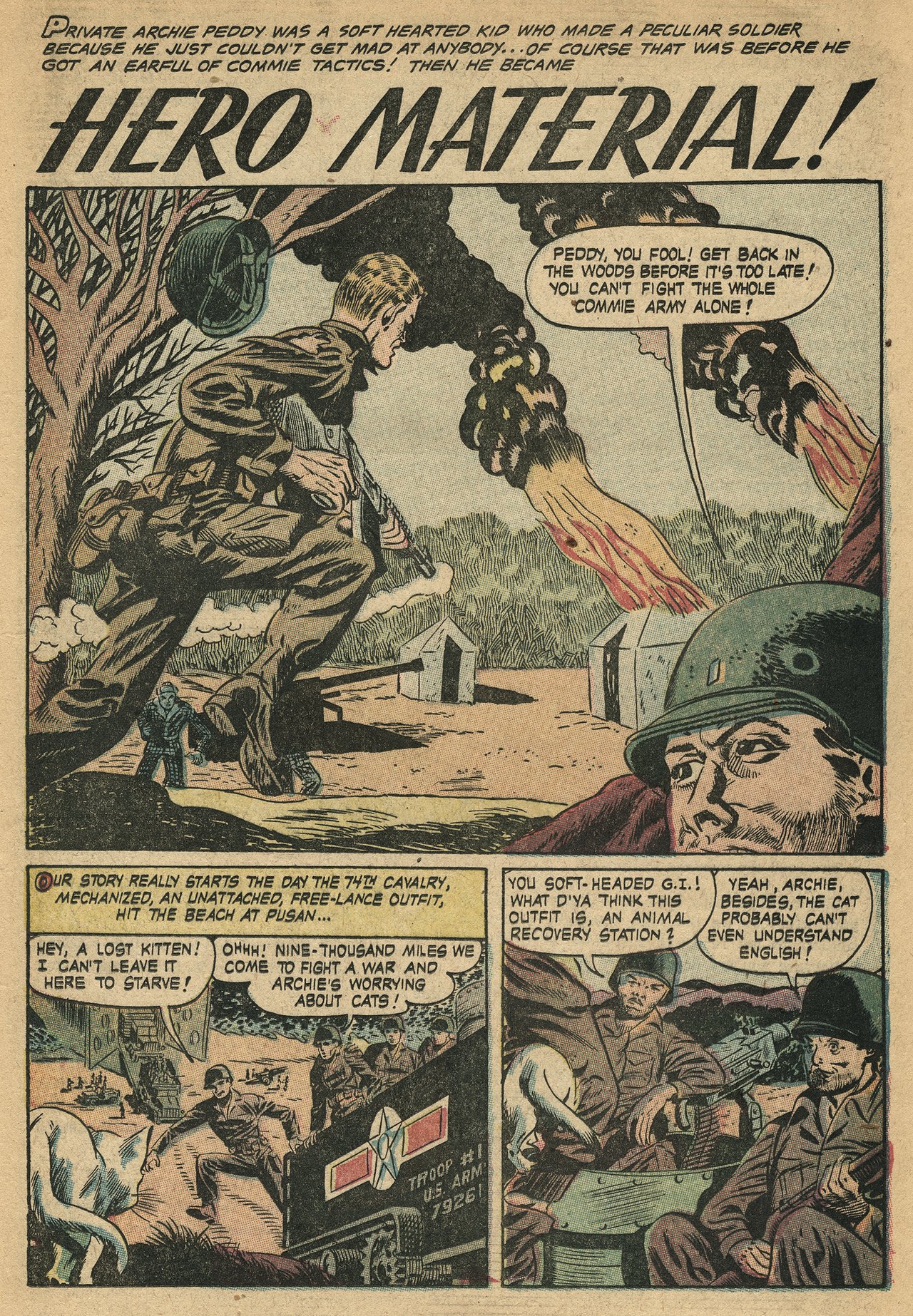 Read online Men in Action (1957) comic -  Issue #4 - 19