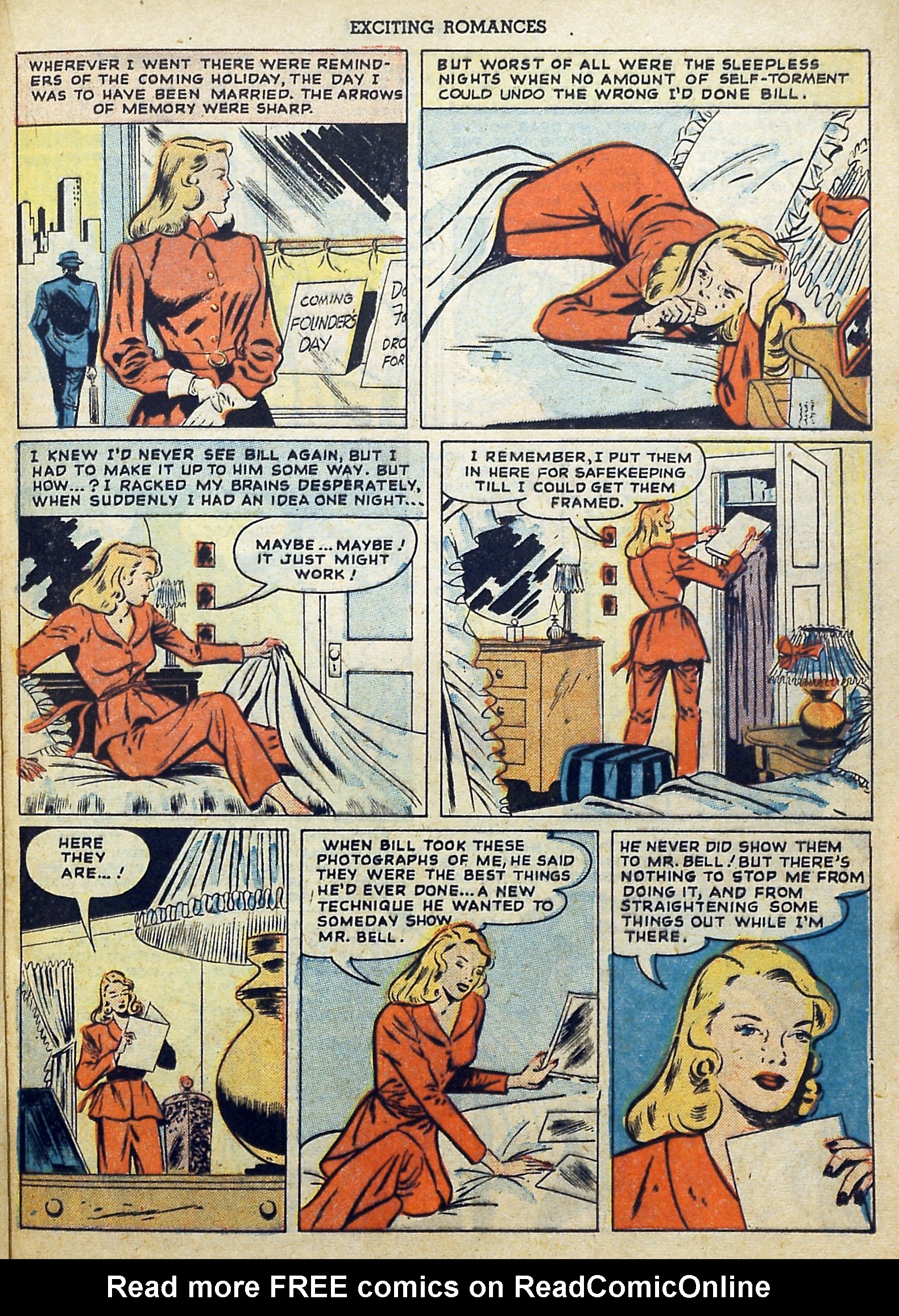 Read online Exciting Romances comic -  Issue #1 - 21