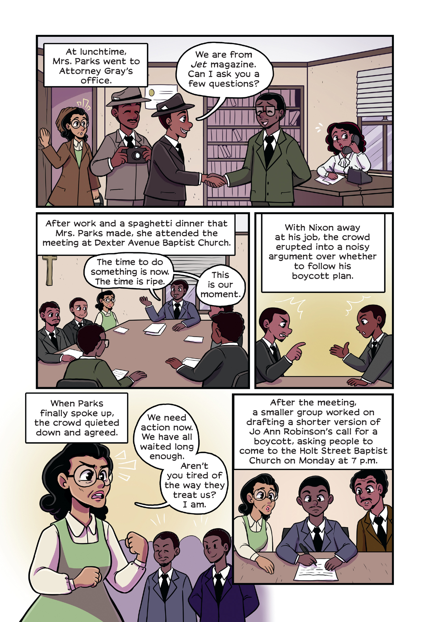 Read online History Comics comic -  Issue # Rosa Parks & Claudette Colvin - Civil Rights Heroes - 83