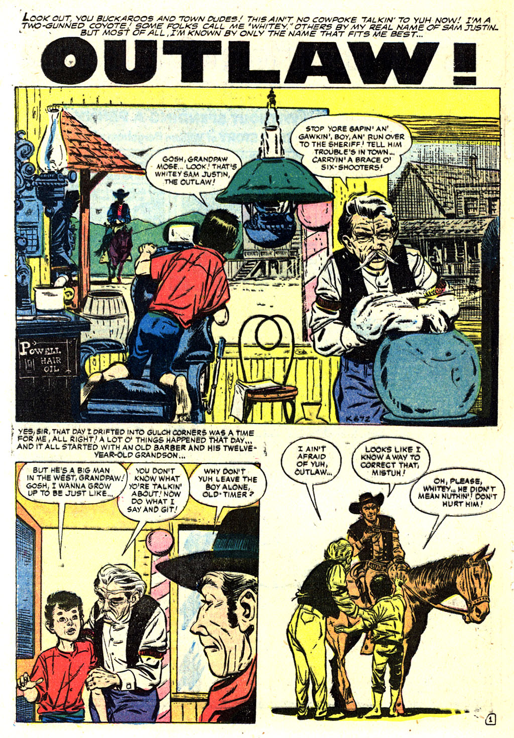 Read online Two Gun Western comic -  Issue #7 - 16