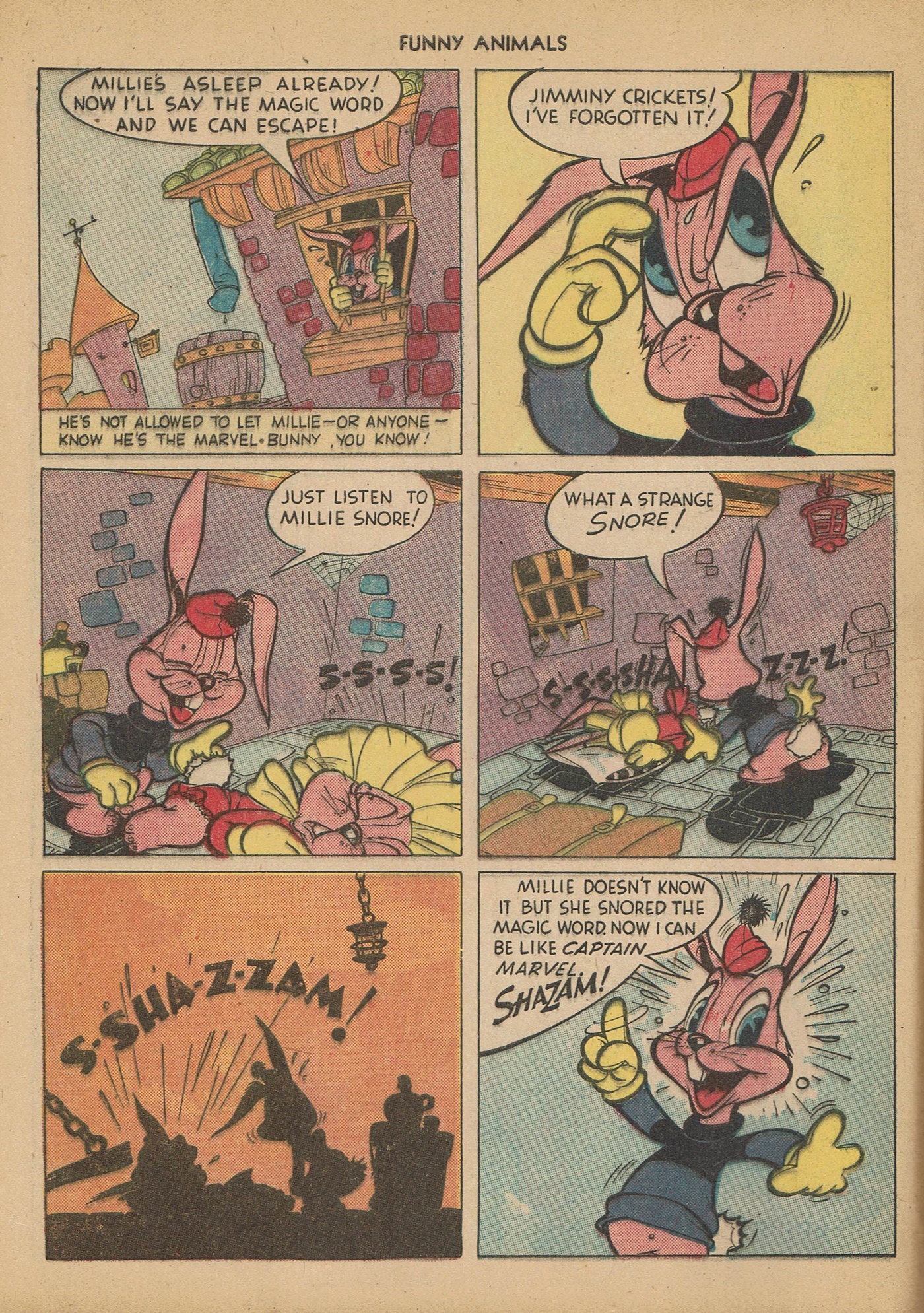 Read online Fawcett's Funny Animals comic -  Issue #14 - 14