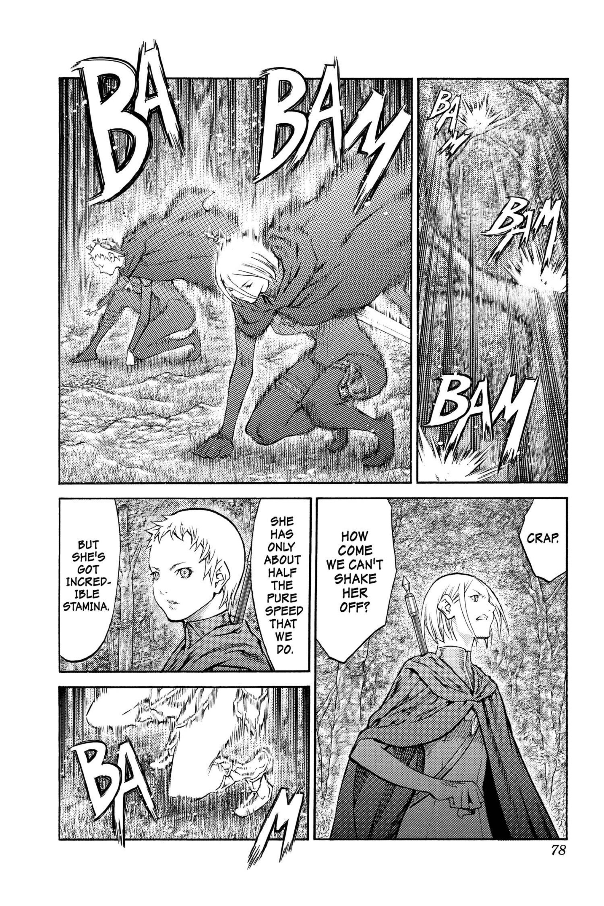 Read online Claymore comic -  Issue #16 - 74