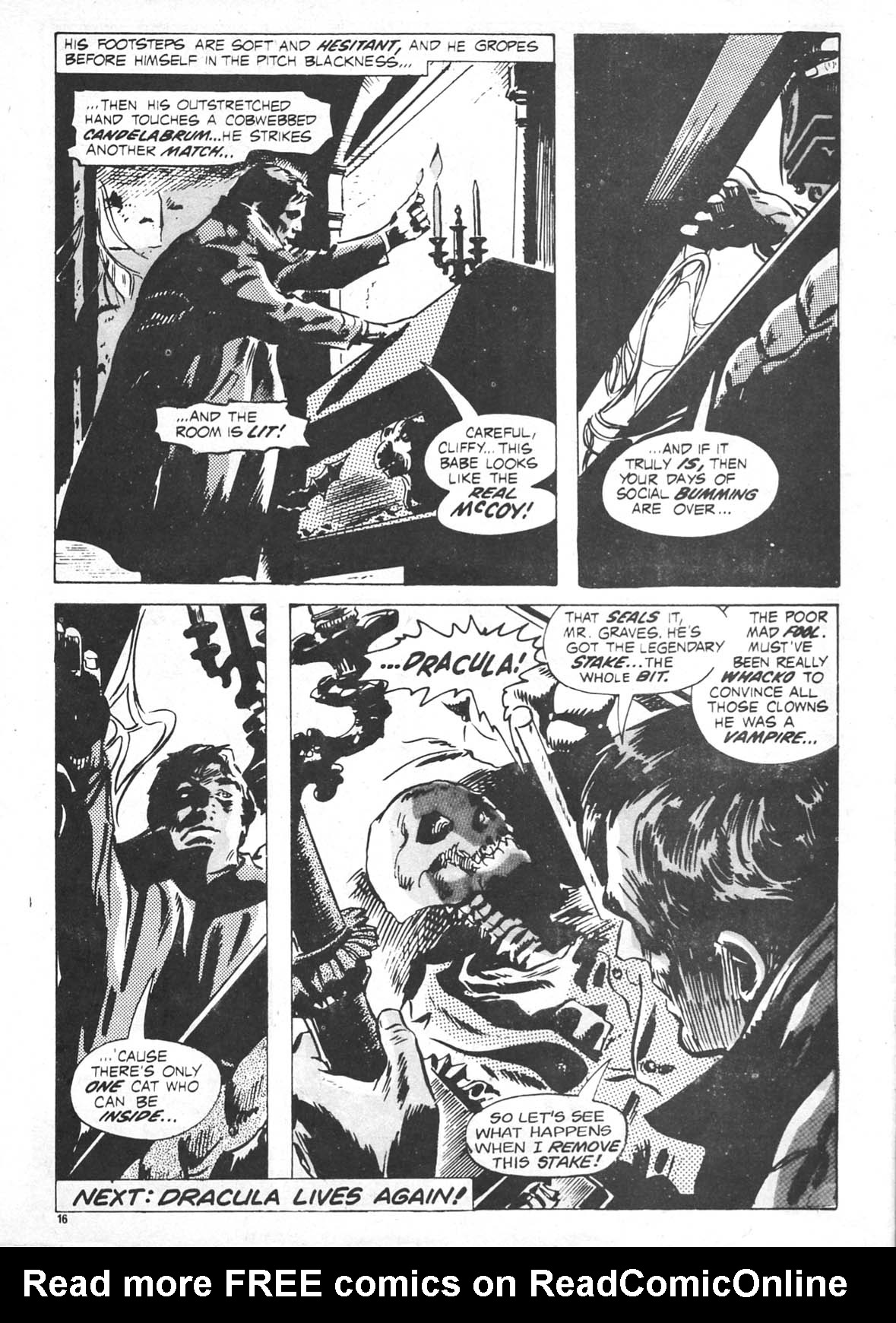 Read online Dracula Lives (1974) comic -  Issue #1 - 16