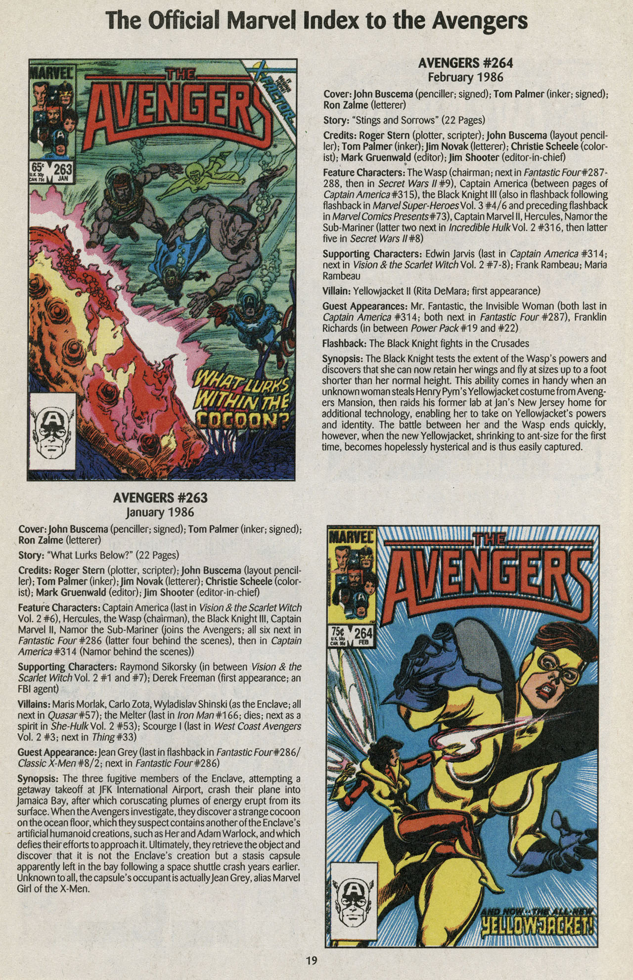 Read online The Official Marvel Index to the Avengers comic -  Issue #5 - 21