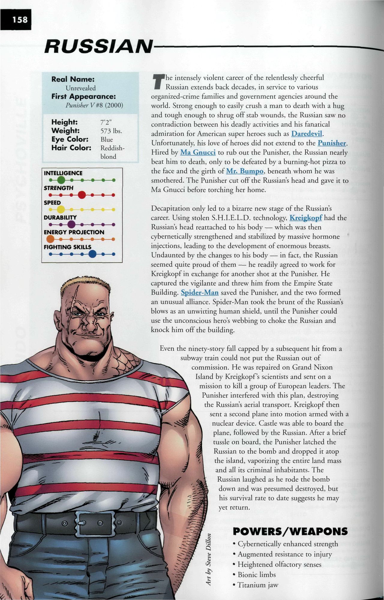 Read online Marvel Encyclopedia comic -  Issue # TPB 5 - 161