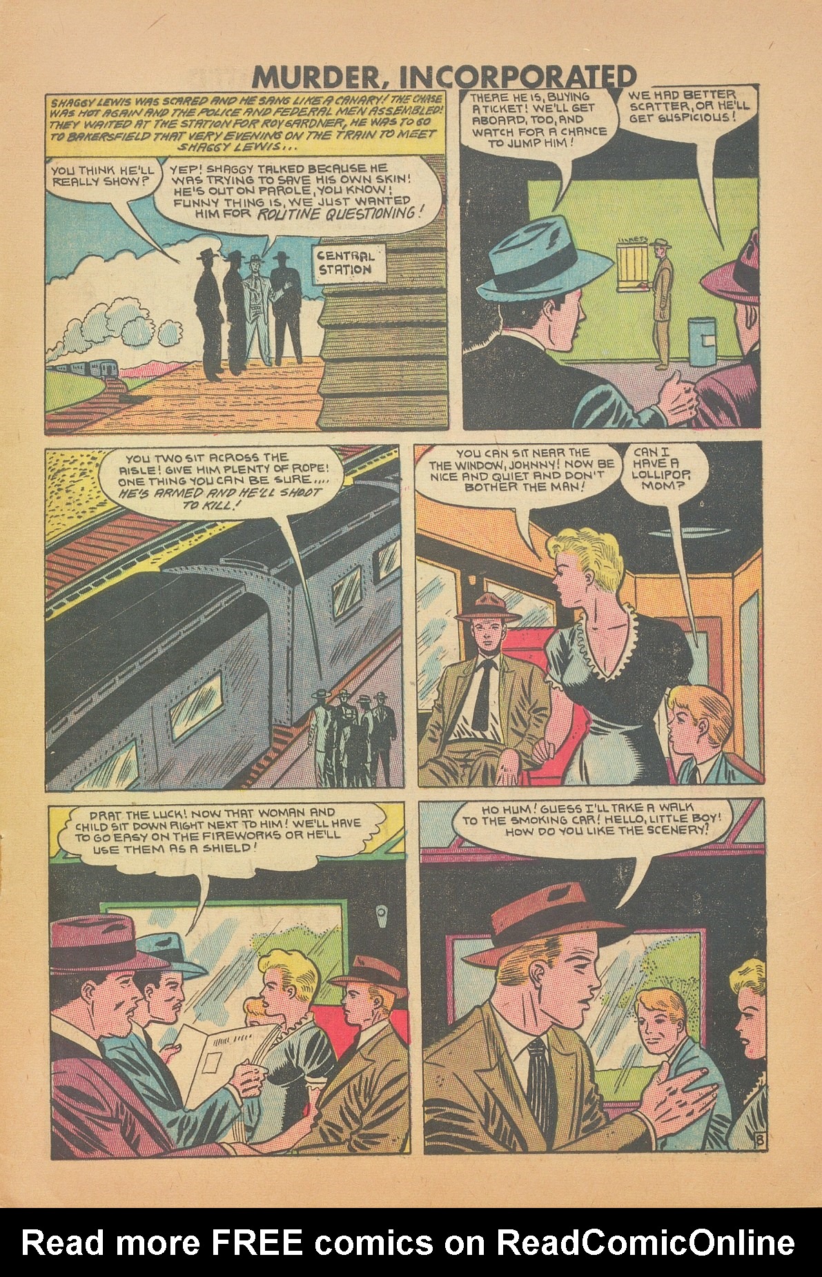 Read online Murder Incorporated (1950) comic -  Issue #2 - 9