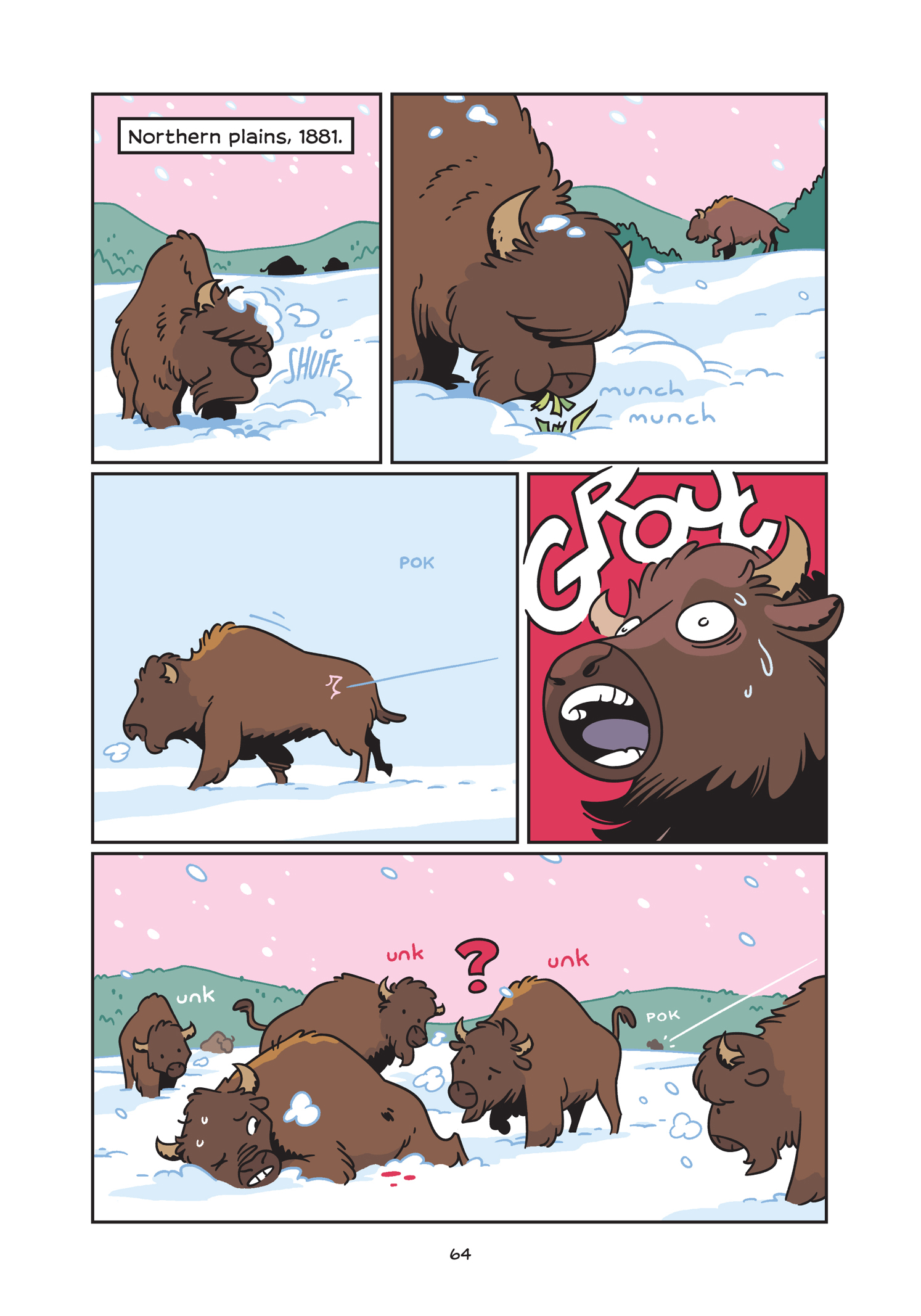 Read online History Comics comic -  Issue # The American Bison - The Buffalos Survival Tale - 70