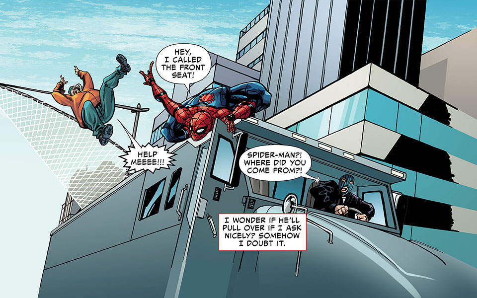 Read online Spider-Man: Far From Home - Them's The Brakes comic -  Issue # Full - 5