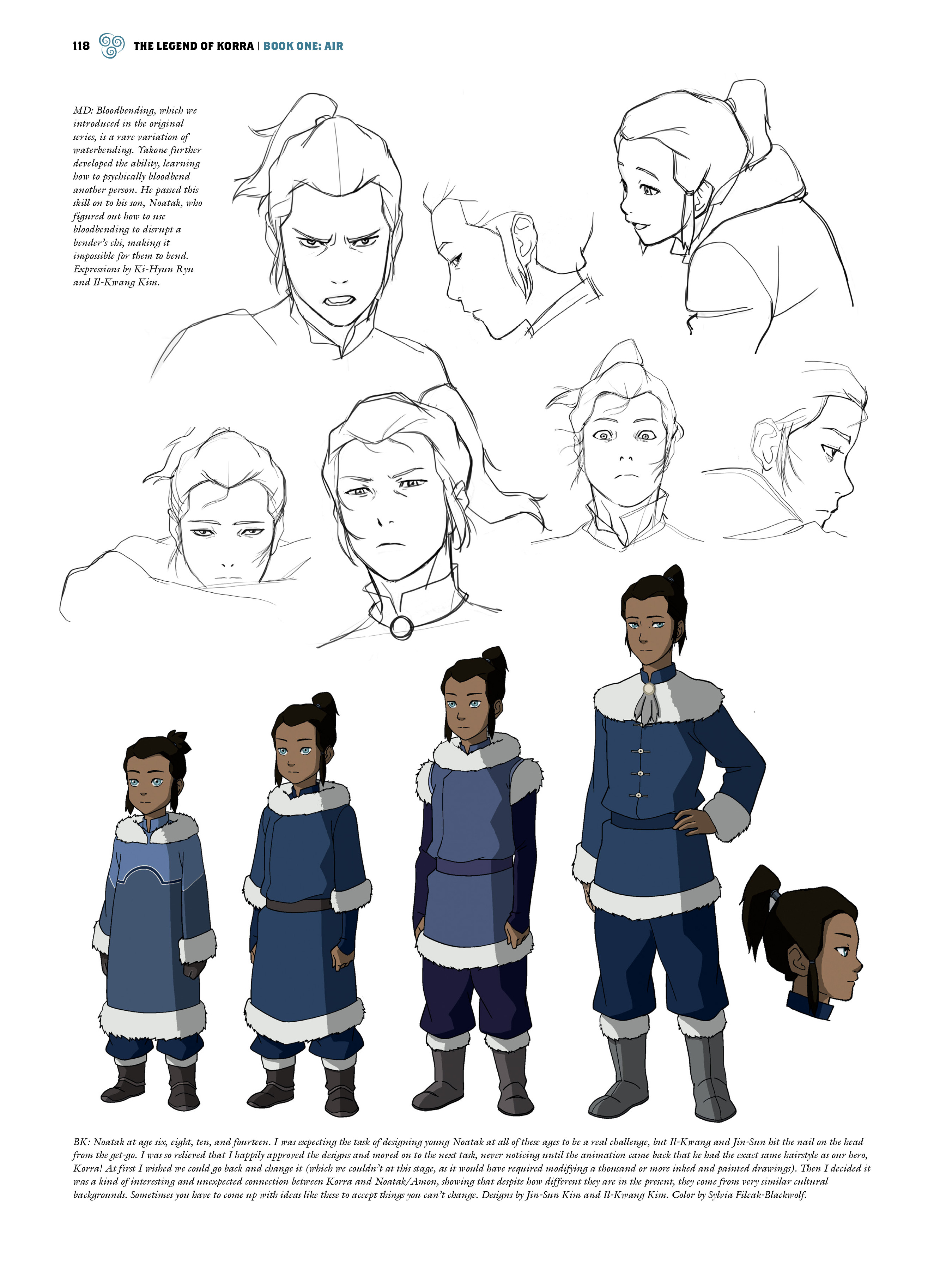 Read online The Legend of Korra: The Art of the Animated Series comic -  Issue # TPB 1 - 106