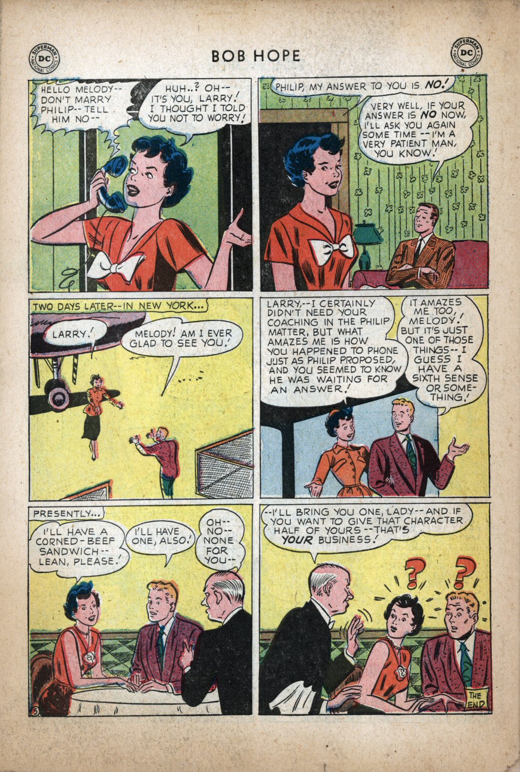 Read online The Adventures of Bob Hope comic -  Issue #15 - 42