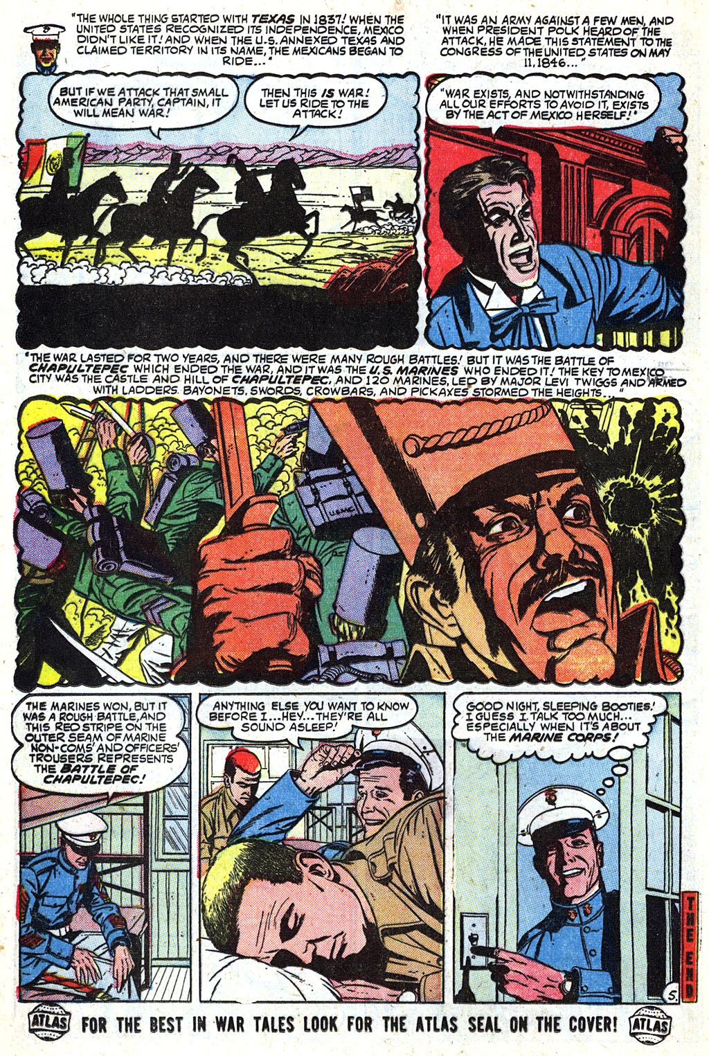 Read online Marines in Action comic -  Issue #2 - 24