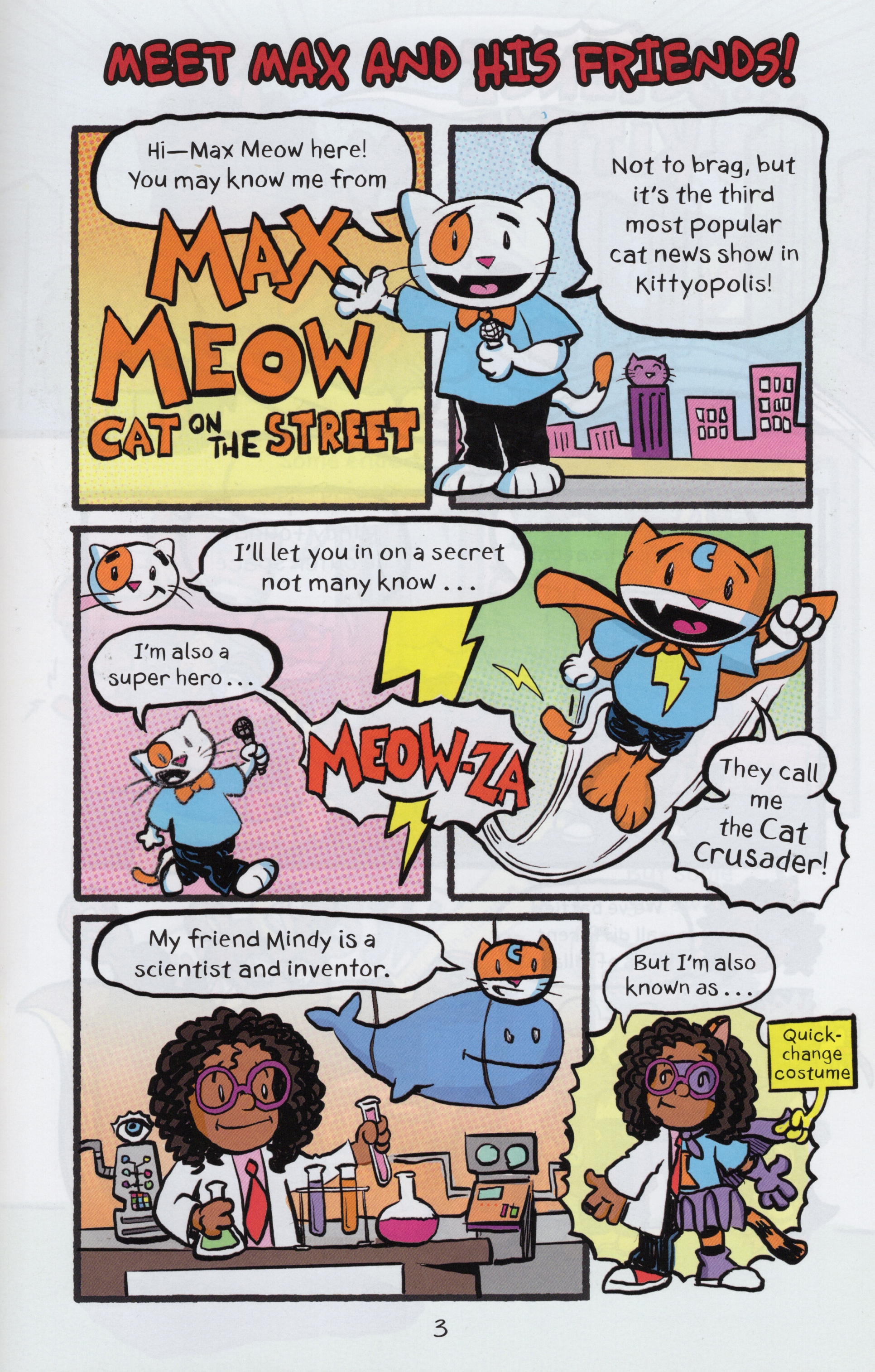 Read online Free Comic Book Day 2022 comic -  Issue # Penguin Random House Max Meow Cat On The Street - 5