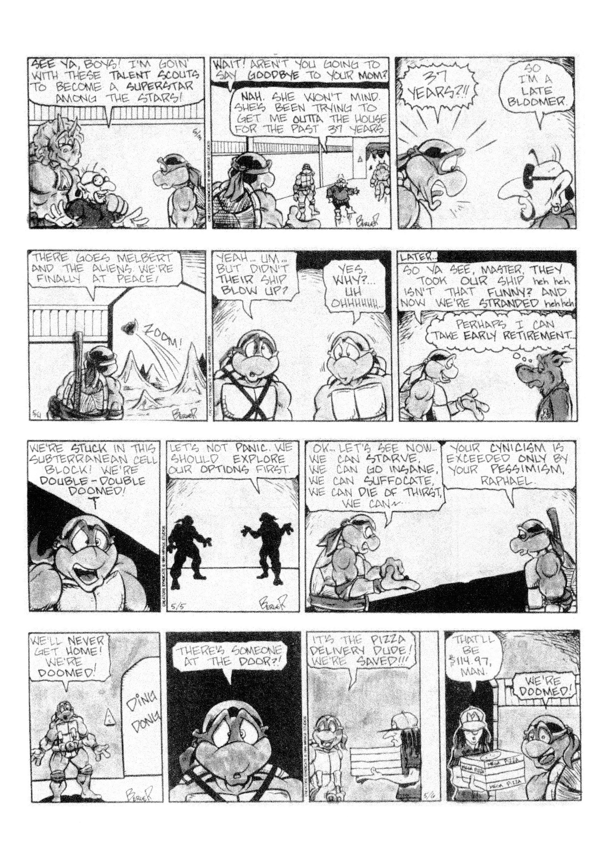 Read online Teenage Mutant Ninja Turtles: Complete Newspaper Daily Comic Strip Collection comic -  Issue # TPB 3 (Part 1) - 24