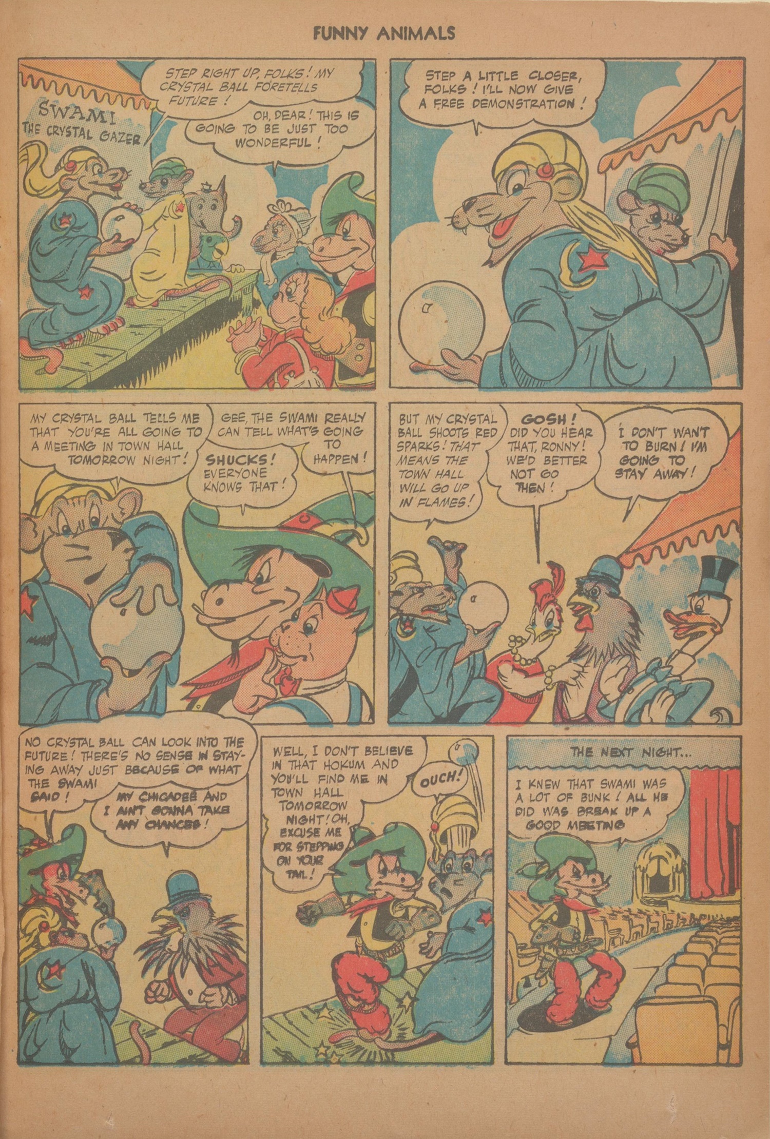 Read online Fawcett's Funny Animals comic -  Issue #61 - 11