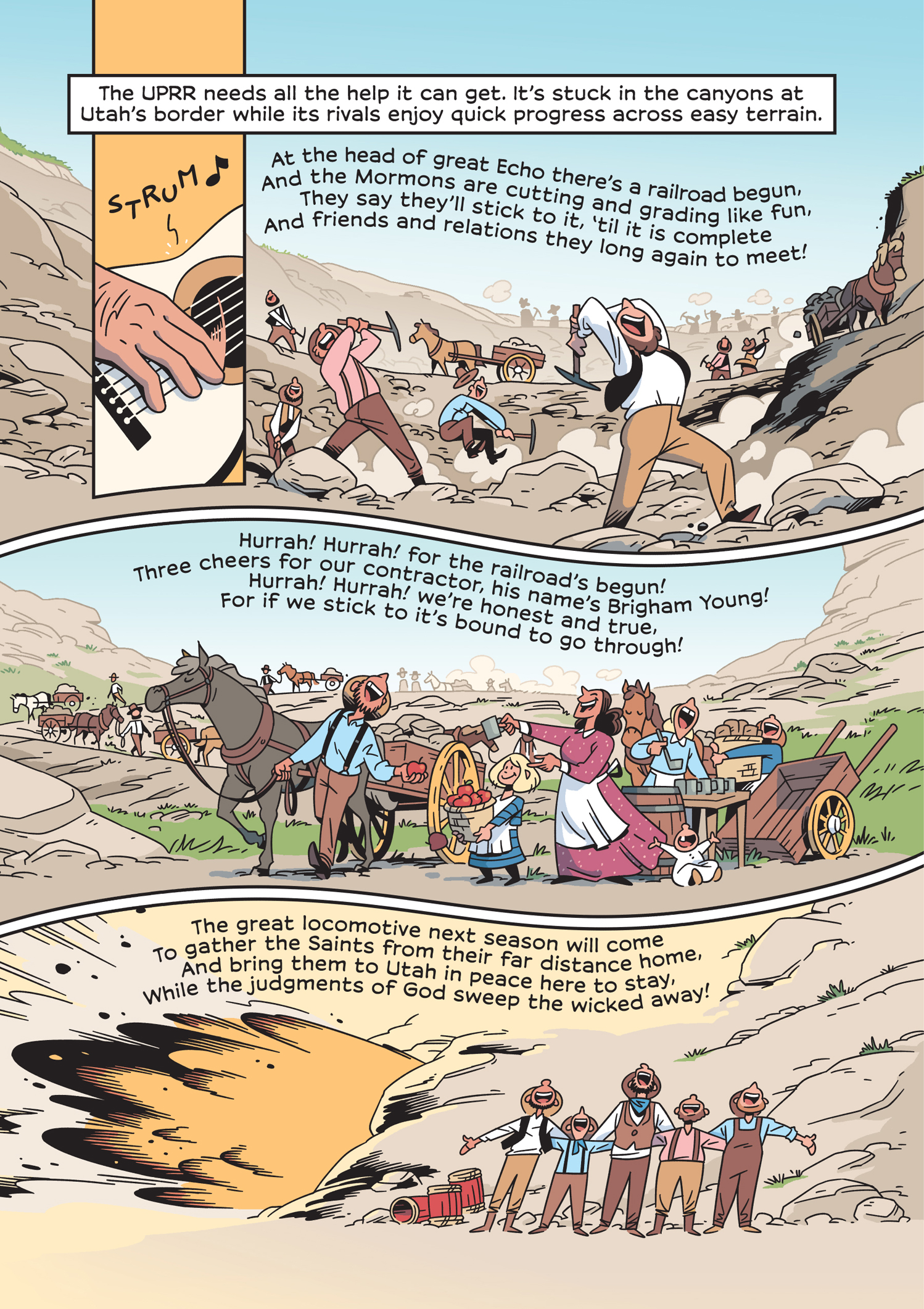 Read online History Comics comic -  Issue # The Transcontinental Railroad - 101