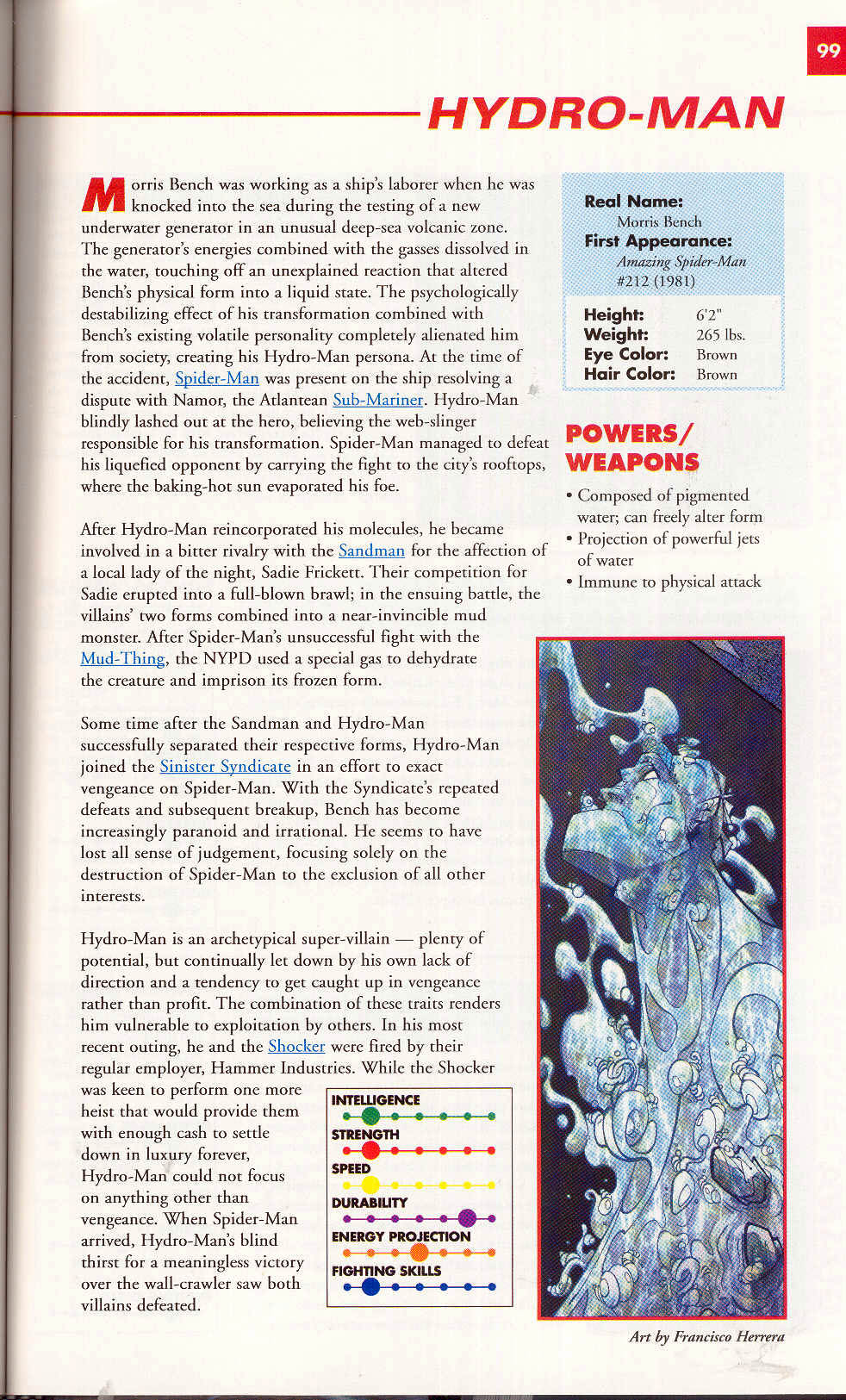 Read online Marvel Encyclopedia comic -  Issue # TPB 4 - 99