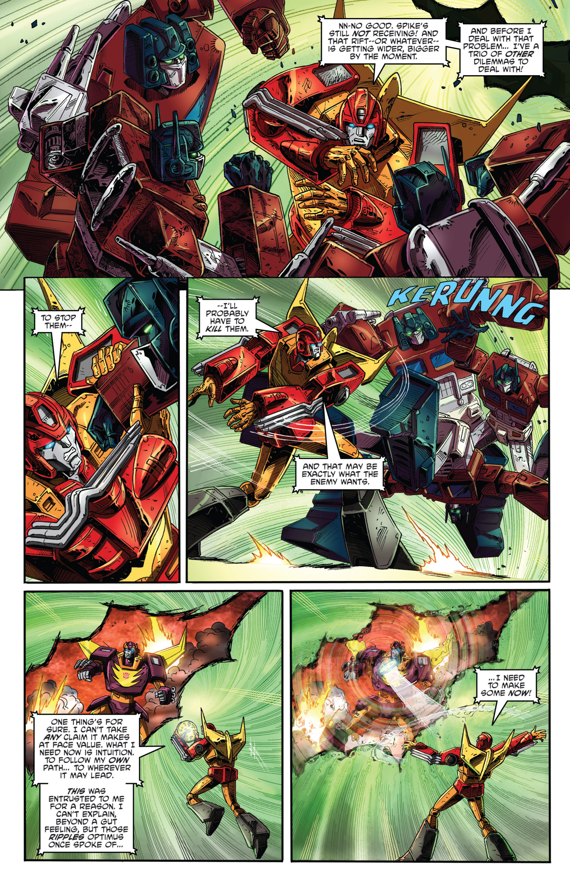 Read online The Transformers: Regeneration One comic -  Issue #100 - 27