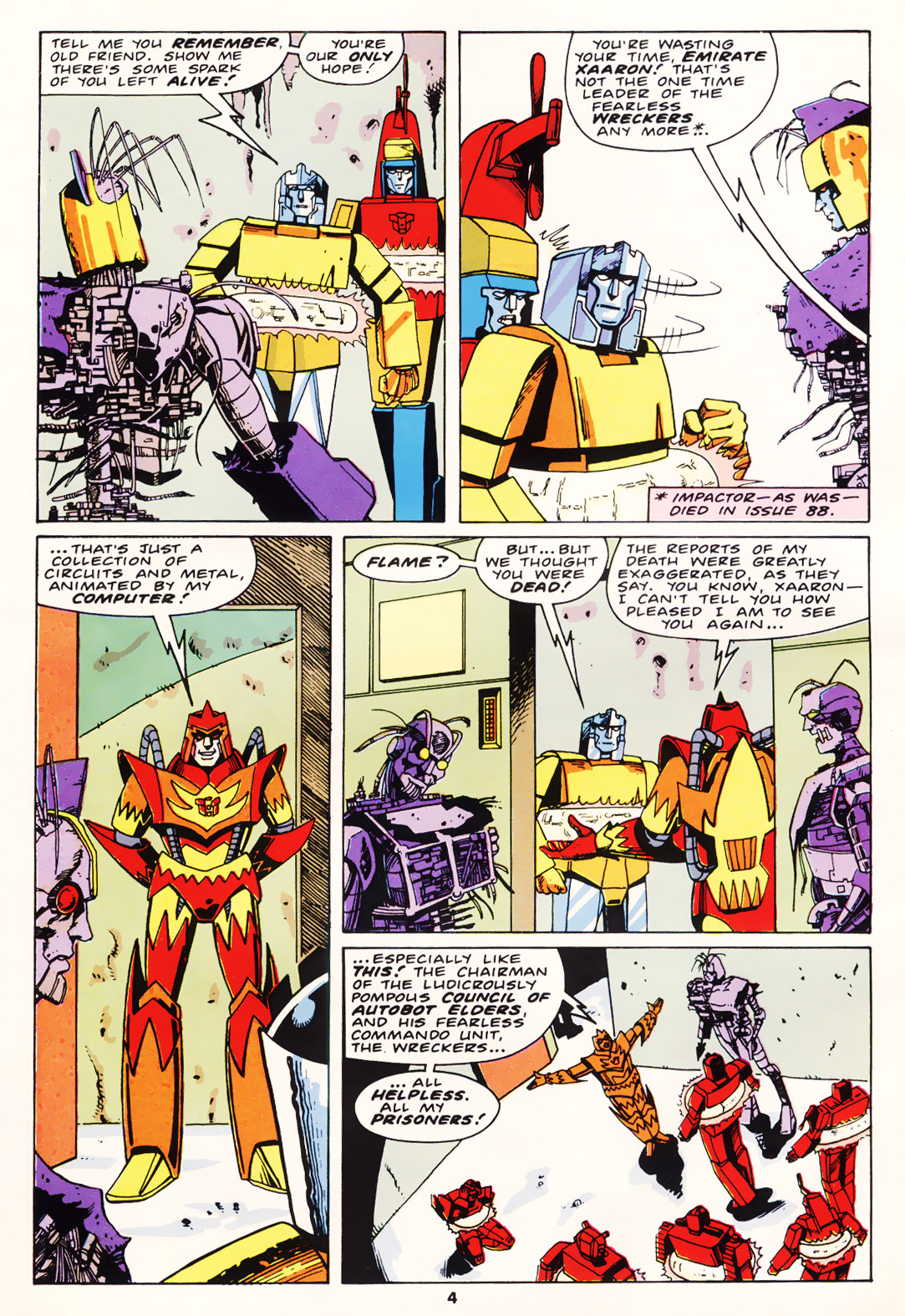 Read online The Transformers (UK) comic -  Issue #167 - 4