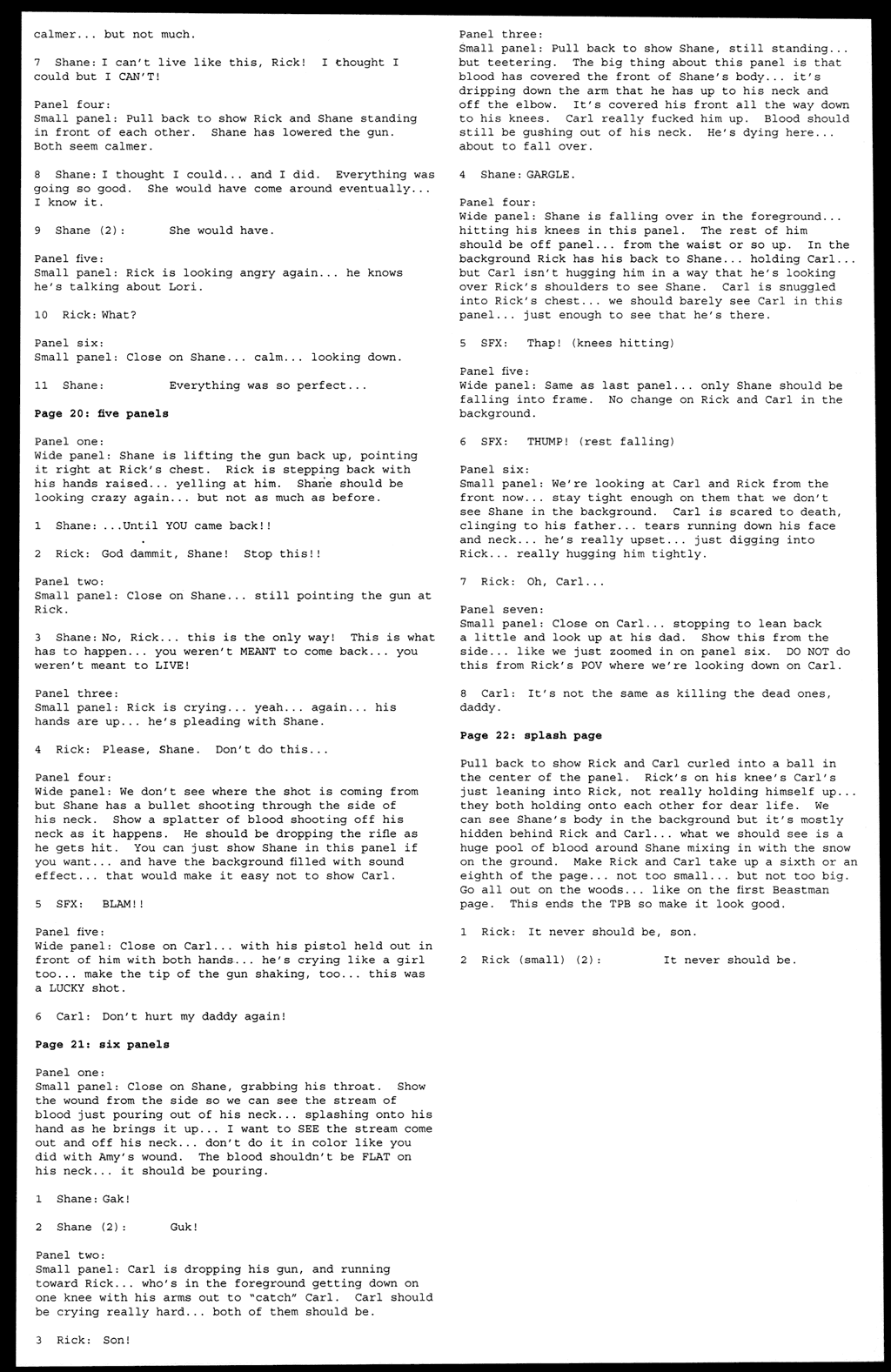Read online The Walking Dead comic -  Issue # _Script Book 01 - 42
