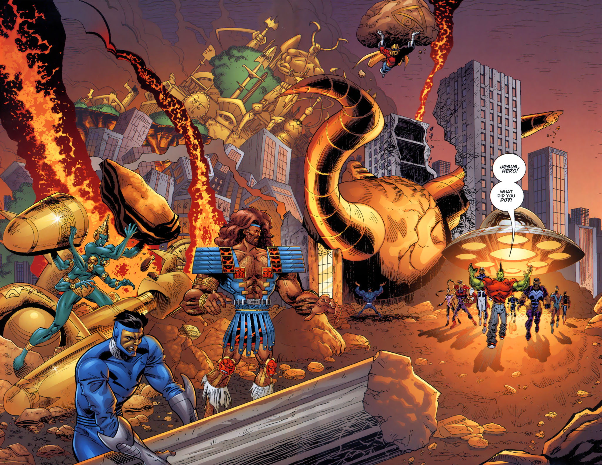 Read online Savage Dragon: God War comic -  Issue #2 - 6