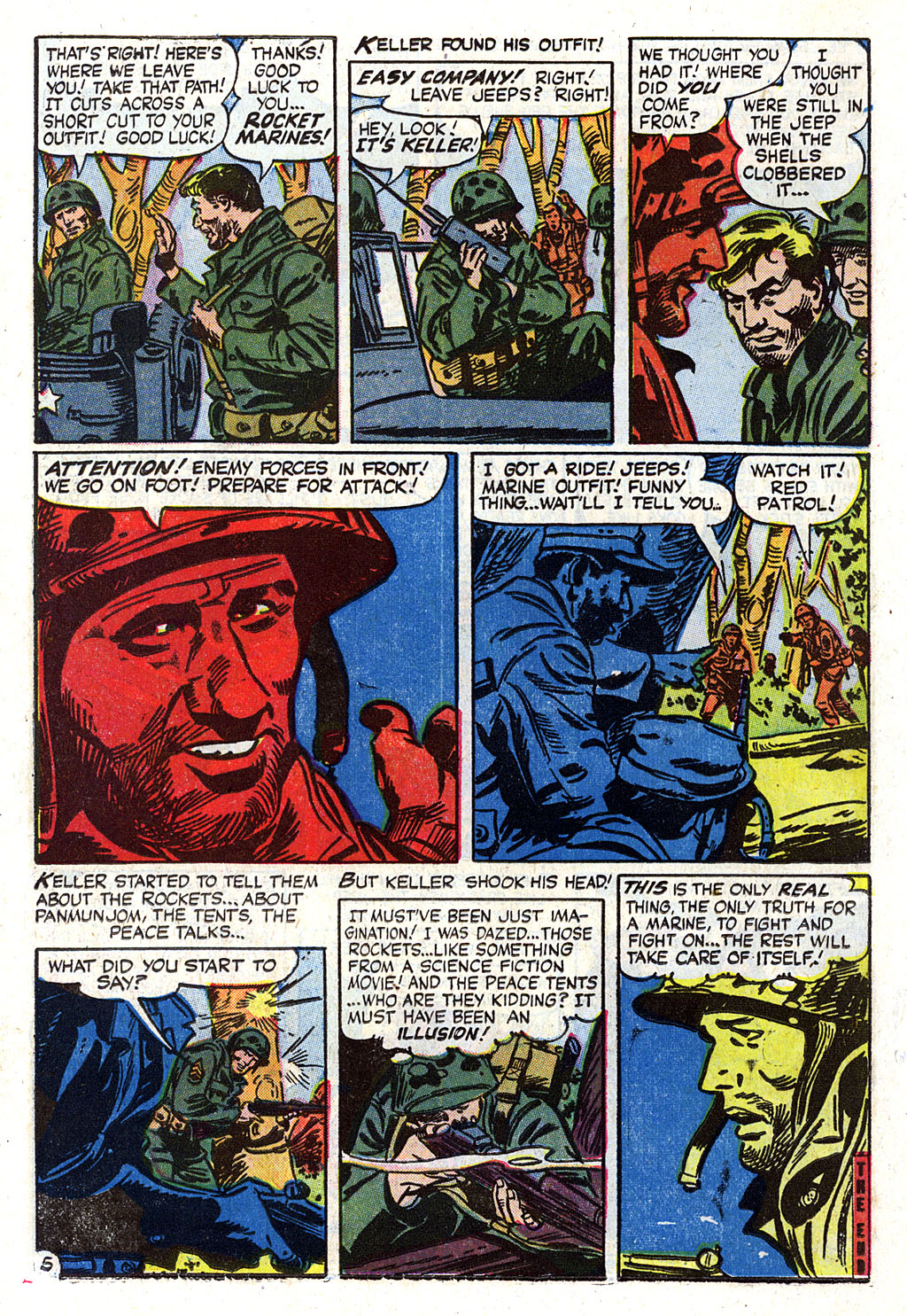 Read online Marines in Action comic -  Issue #12 - 14
