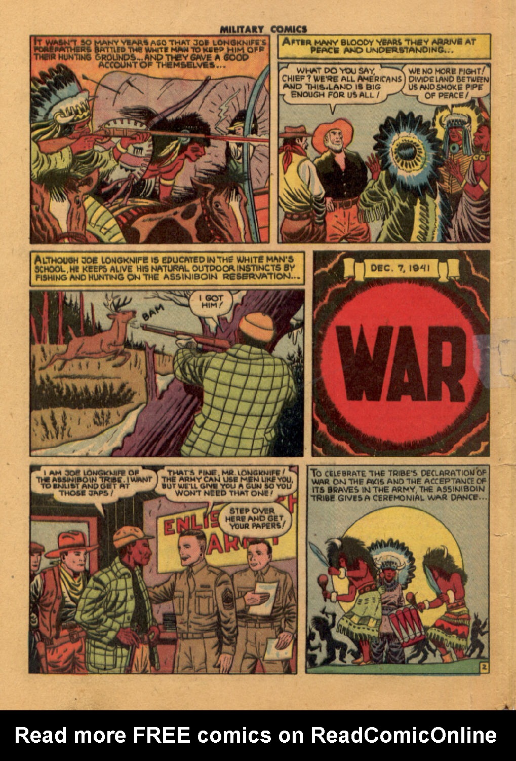 Read online Military Comics comic -  Issue #30 - 51