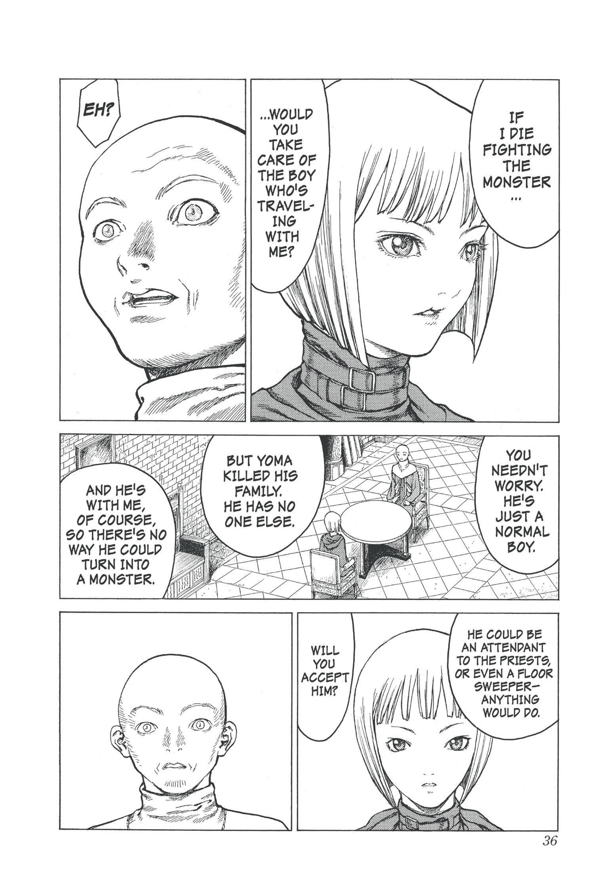 Read online Claymore comic -  Issue #2 - 35