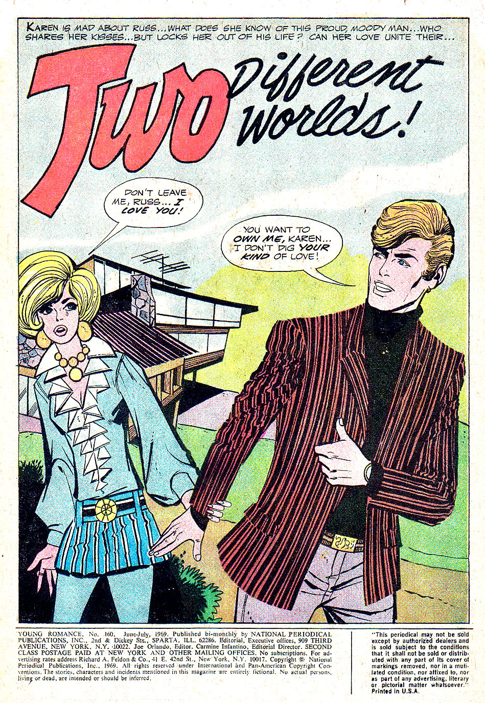 Read online Young Romance comic -  Issue #160 - 3