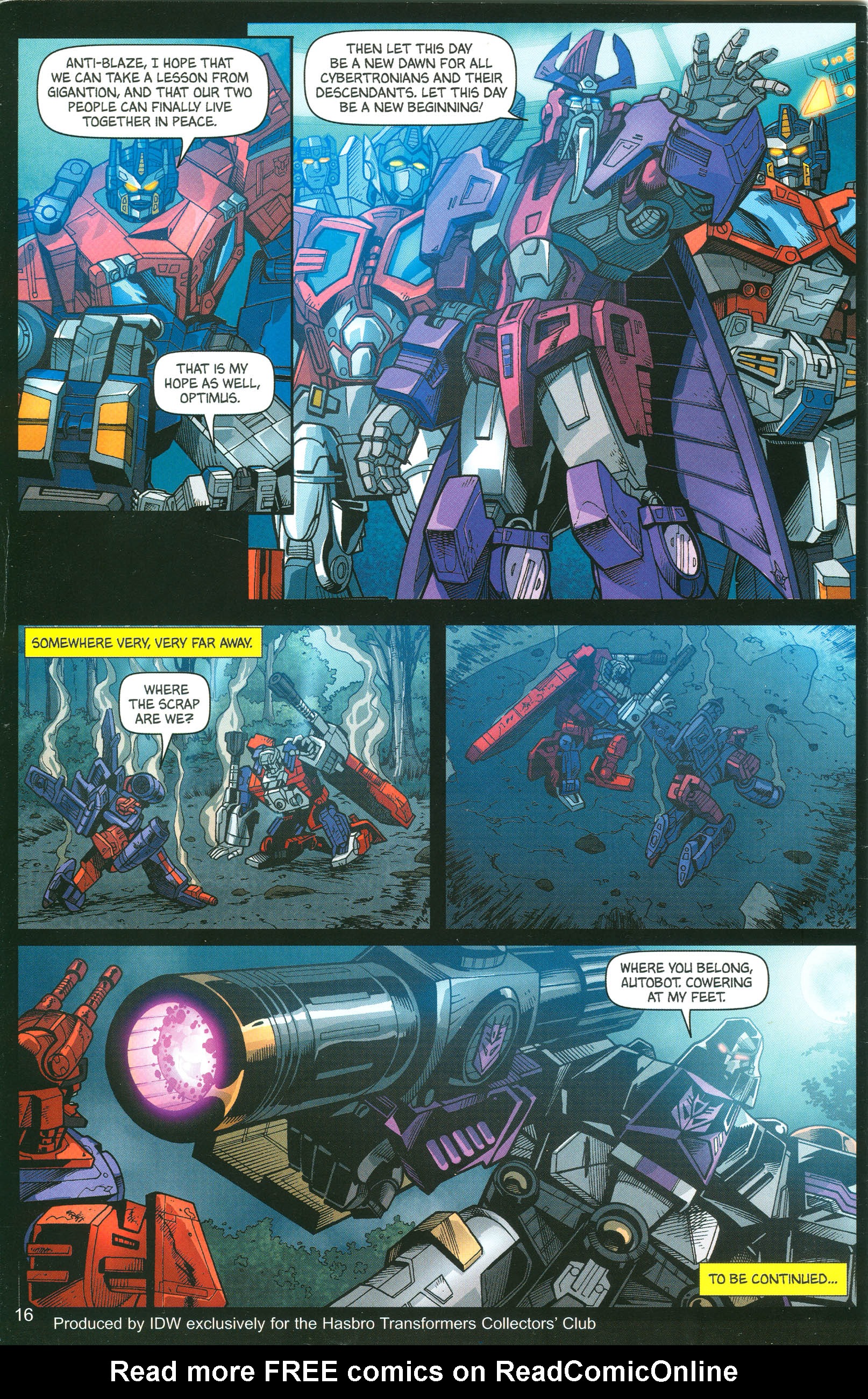 Read online Transformers: Collectors' Club comic -  Issue #12 - 16