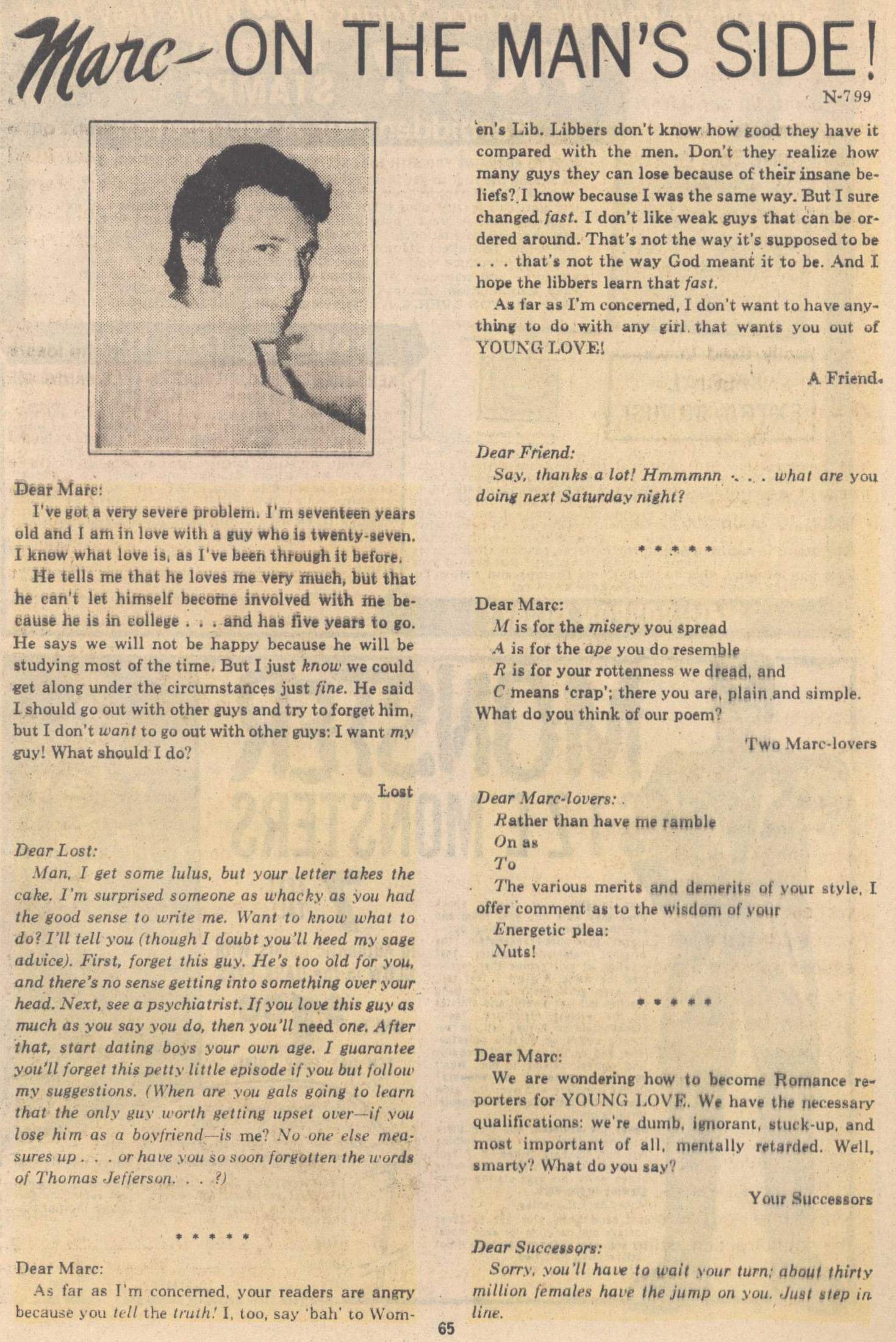 Read online Young Romance comic -  Issue #197 - 65